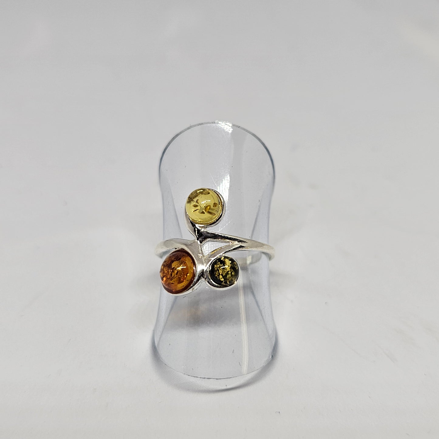 Amber Sterling Silver Ring - Rivendell Shop