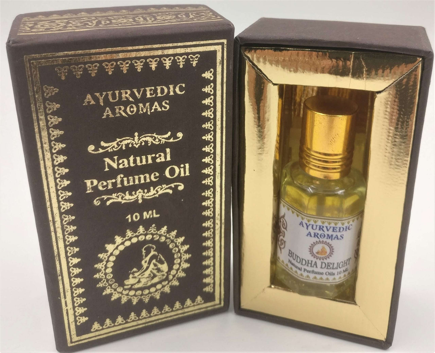 Ayurvedic Aromas Natural Perfume Oil 10ml - Buddha Delight - Rivendell Shop
