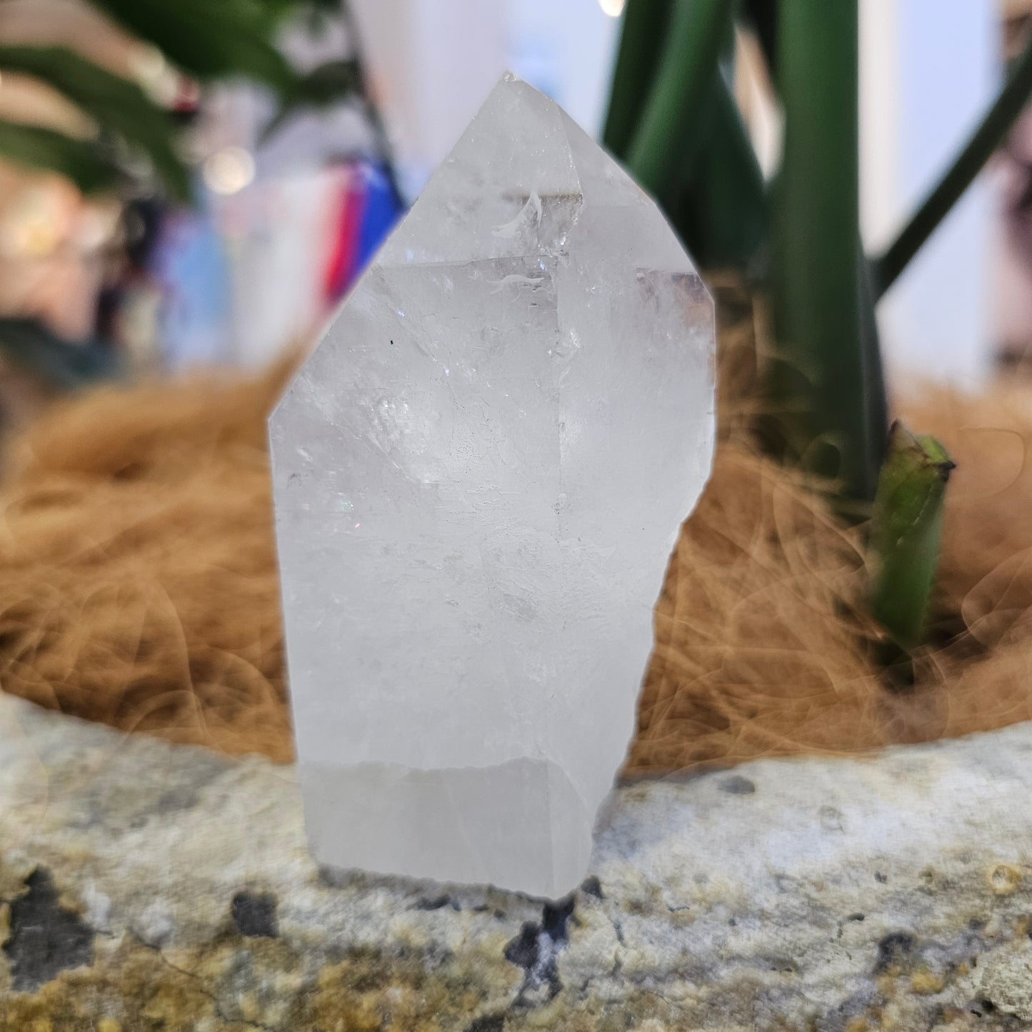 Clear Quartz Point Semi-Polished - Rivendell Shop