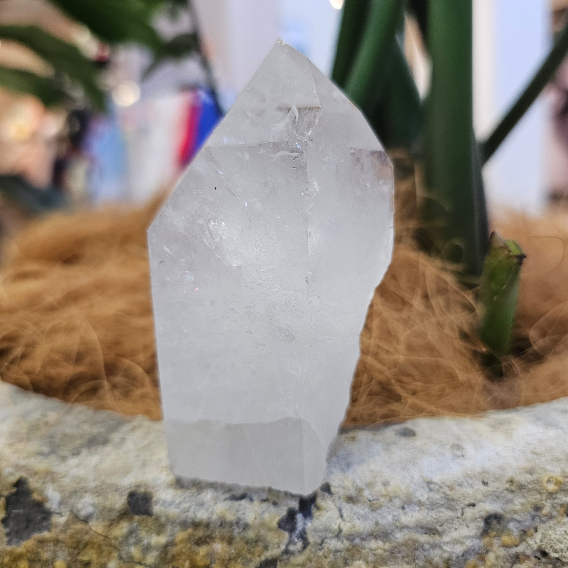 Clear Quartz Point Semi-Polished - Rivendell Shop