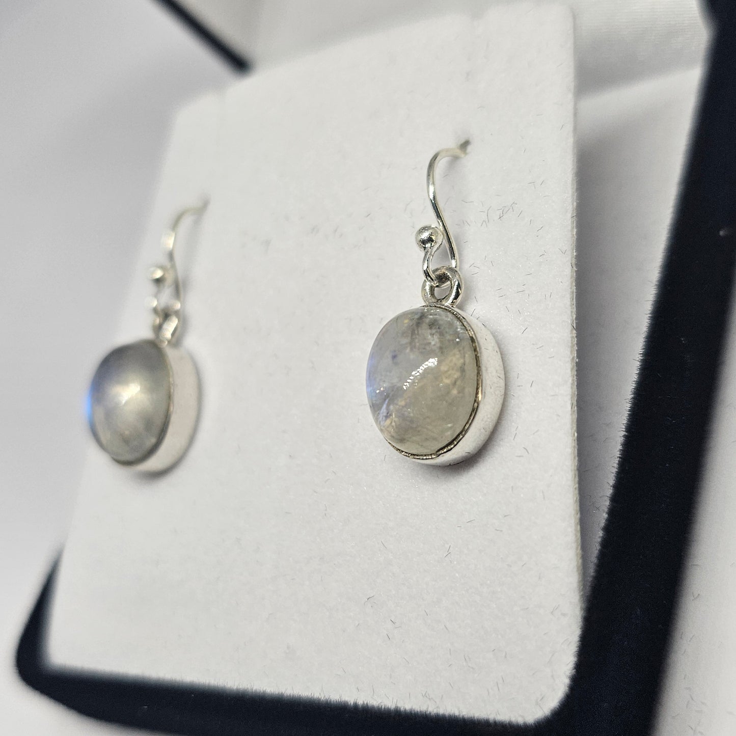 Moonstone Sterling Silver Earrings - Rivendell Shop
