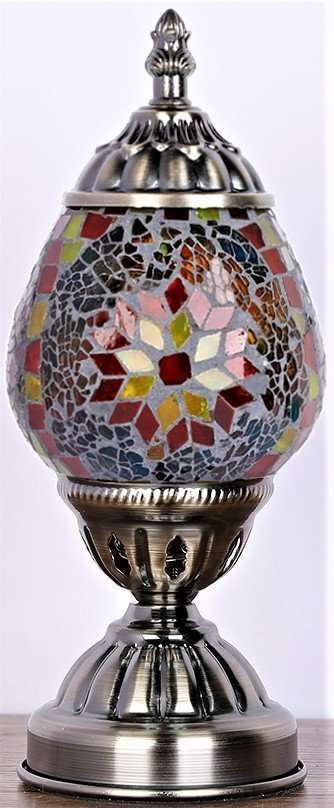Oval Turkish Mosaic Lamp