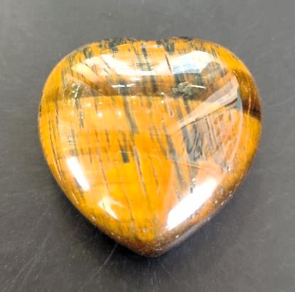 Gemstone Heart Tiger Eye - Rivendell Shop