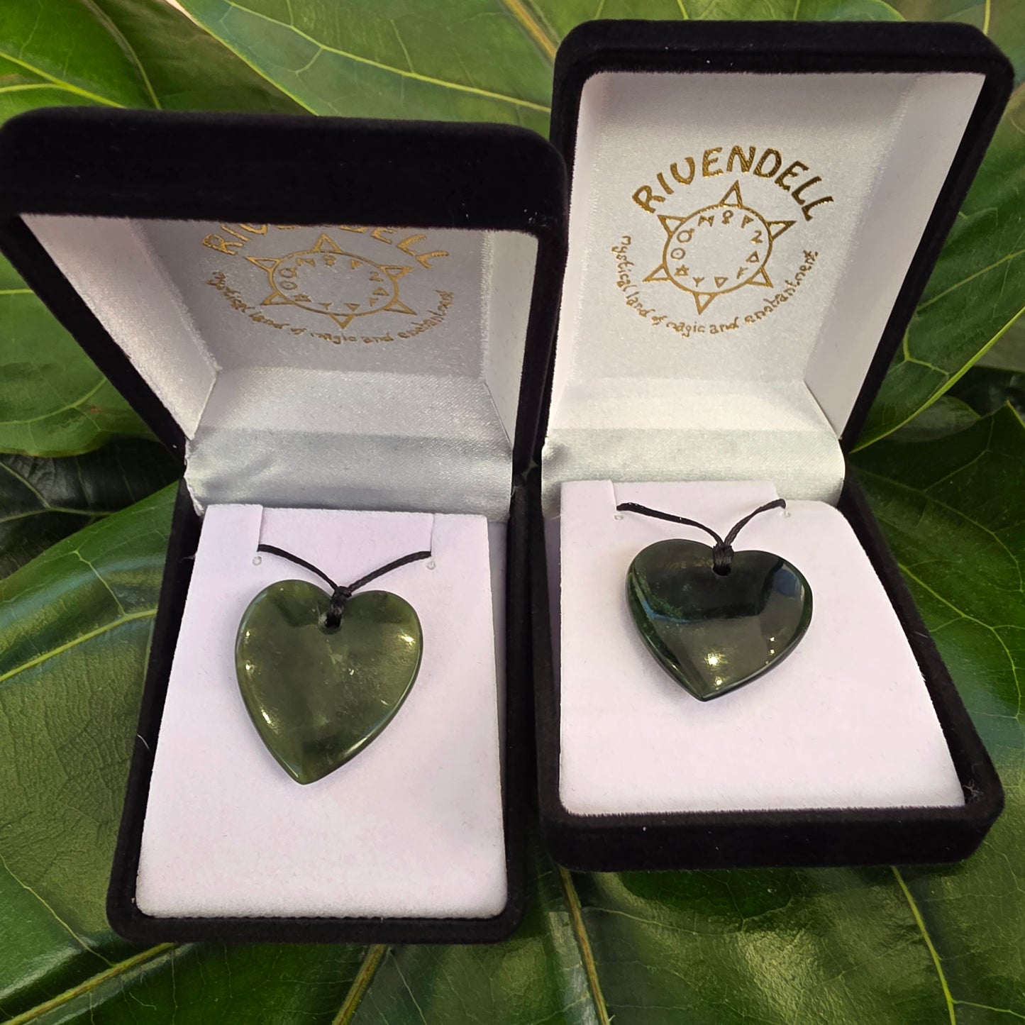 Heart Greenstone Pendant