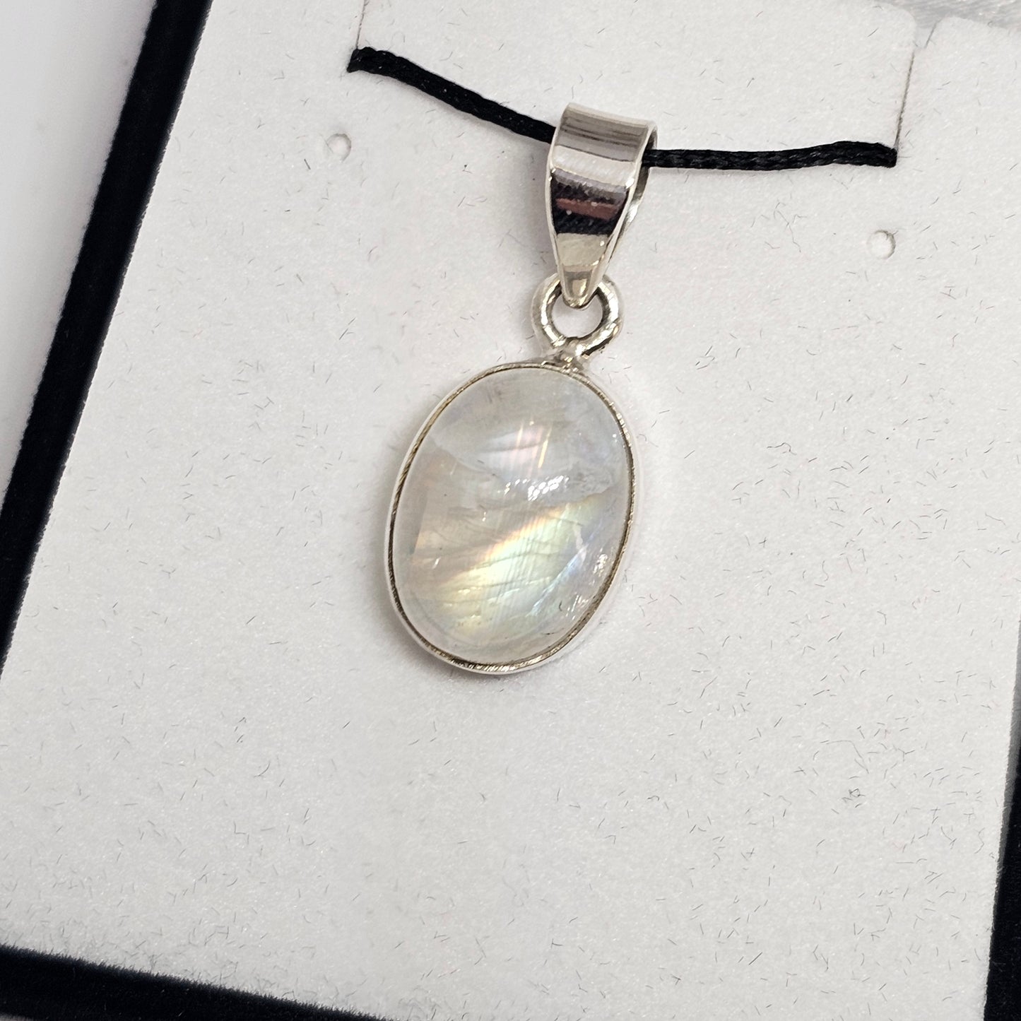 Moonstone Sterling Silver Pendant - Rivendell Shop
