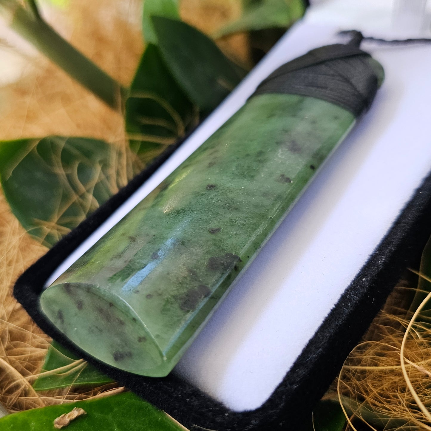 Greenstone (Pounamu) Large Toki Pendant