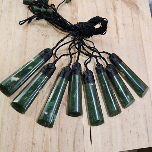 Greenstone Toki Pendant 80x20 mm - Rivendell Shop