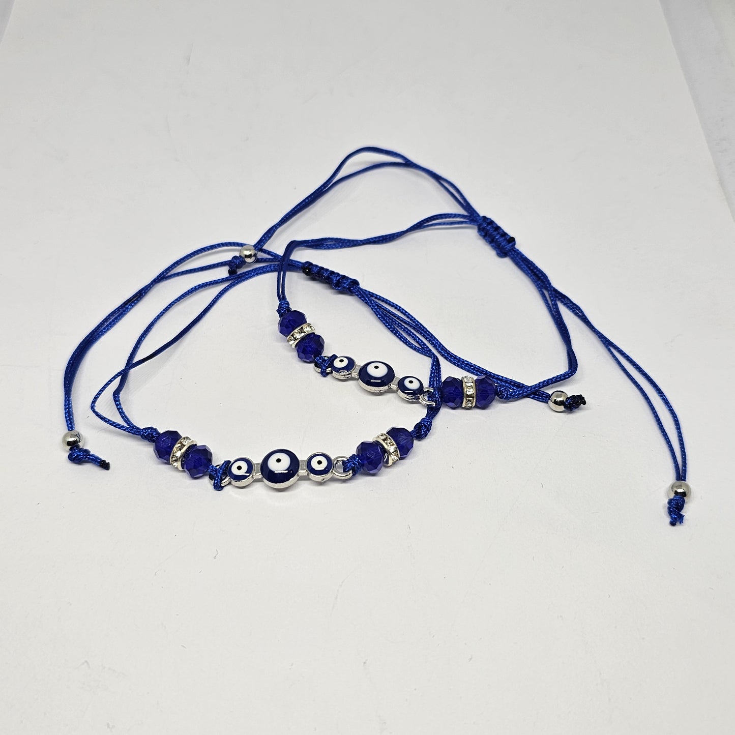 Evil Eye Wax Bracelet - Dark Blue - Rivendell Shop