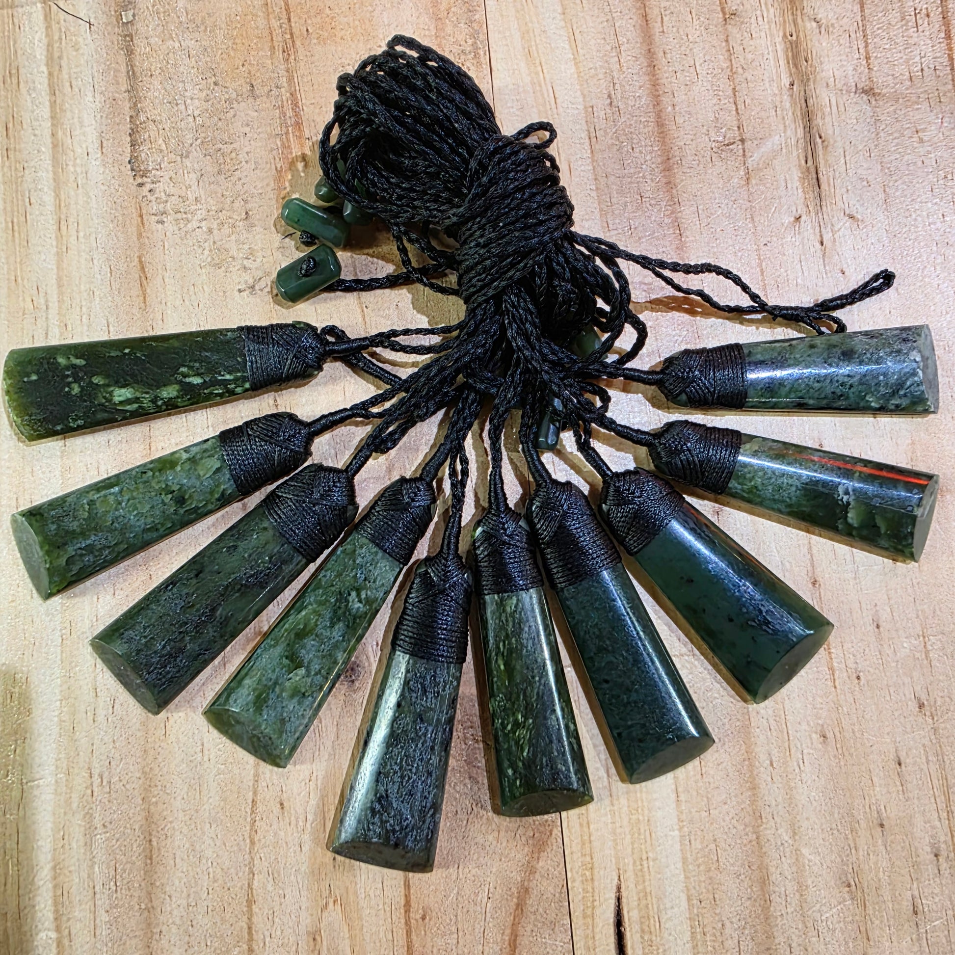 Greenstone Toki Pendant 65 x 20 mm - Rivendell Shop