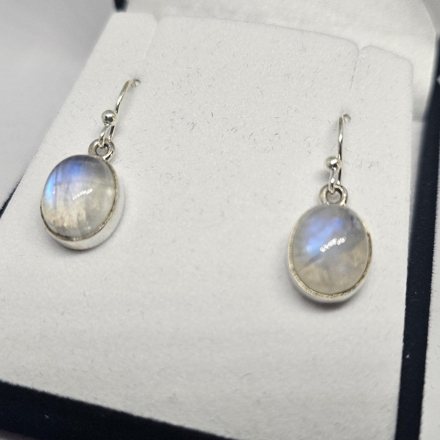 Moonstone Sterling Silver Earrings - Rivendell Shop