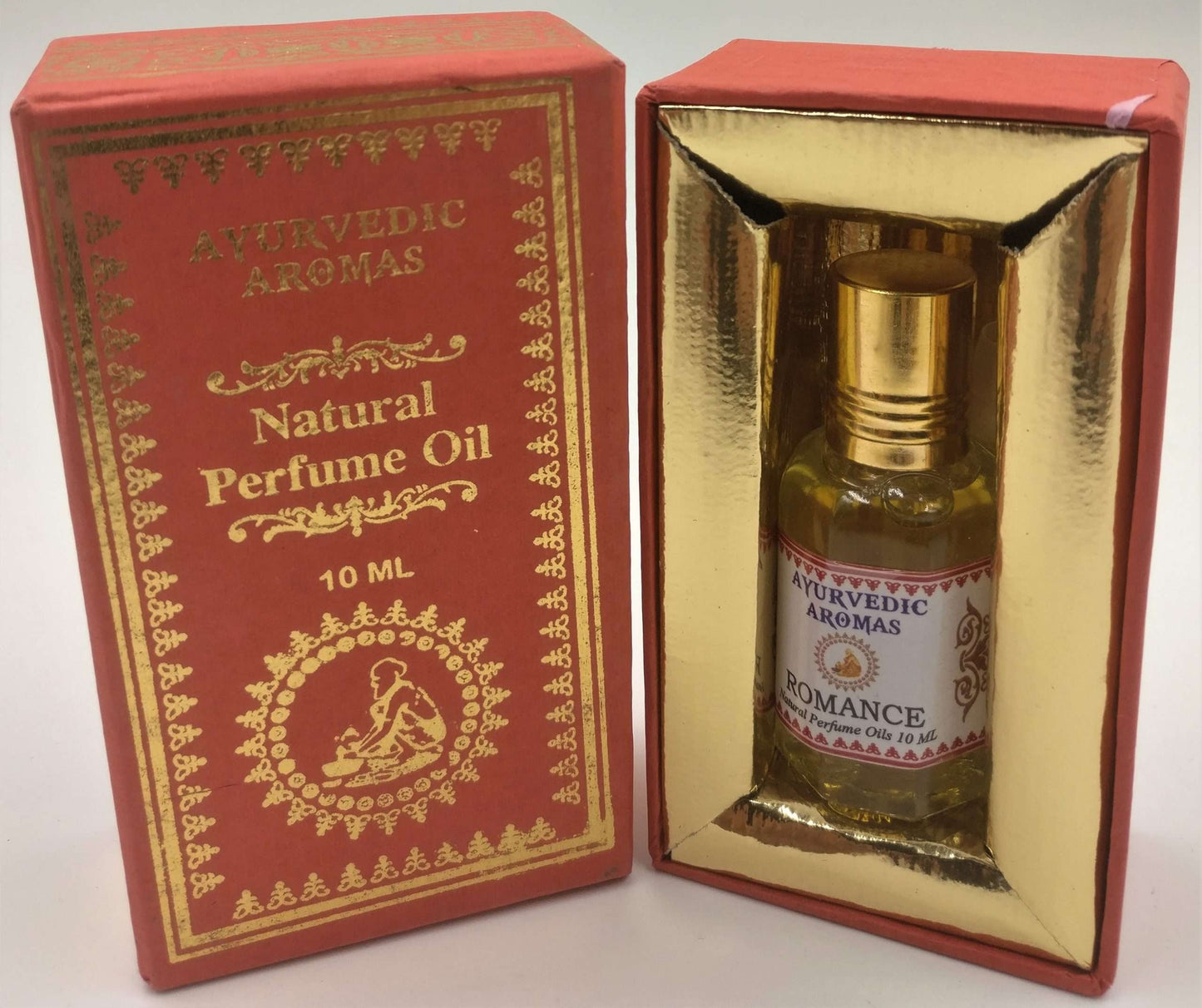 Ayurvedic Aromas Natural Perfume Oil 10ml - Romance - Rivendell Shop