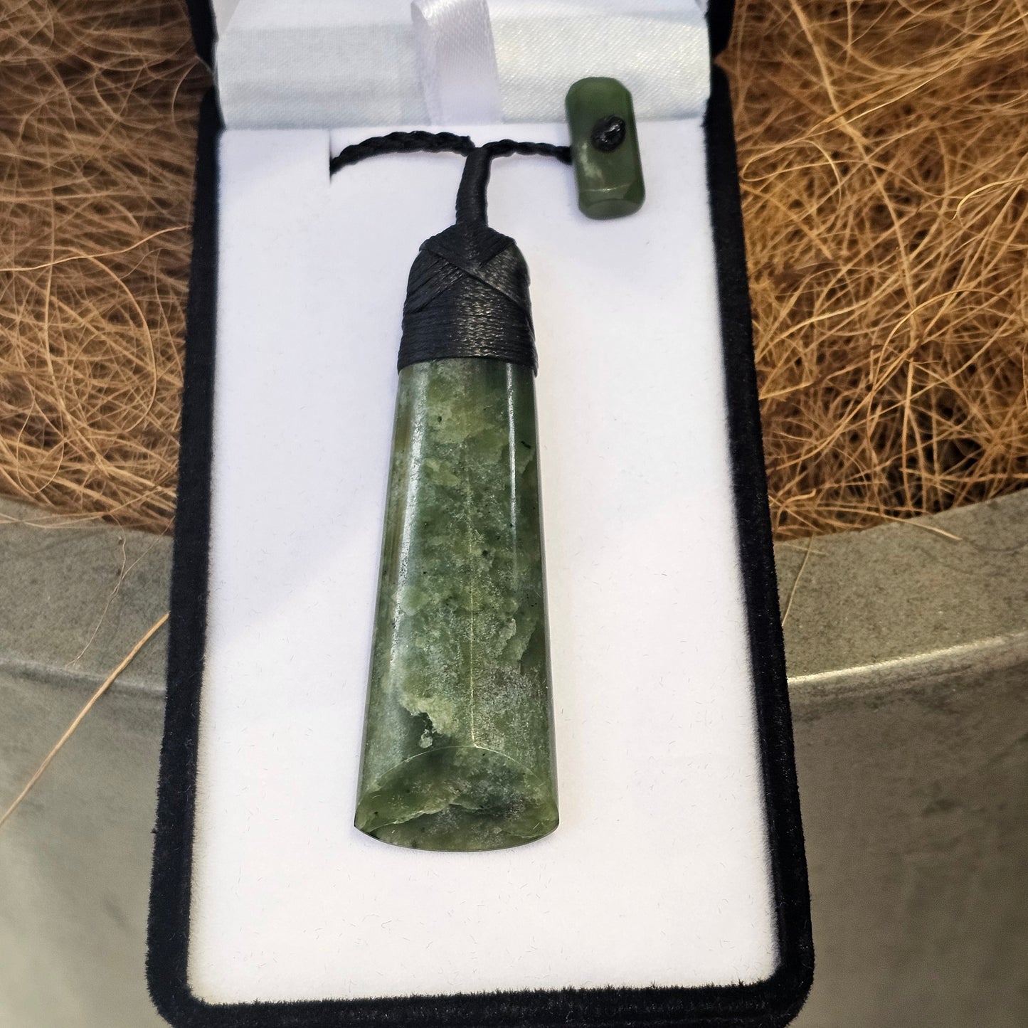 Greenstone Toki Pendant 65 x 20 mm - Rivendell Shop