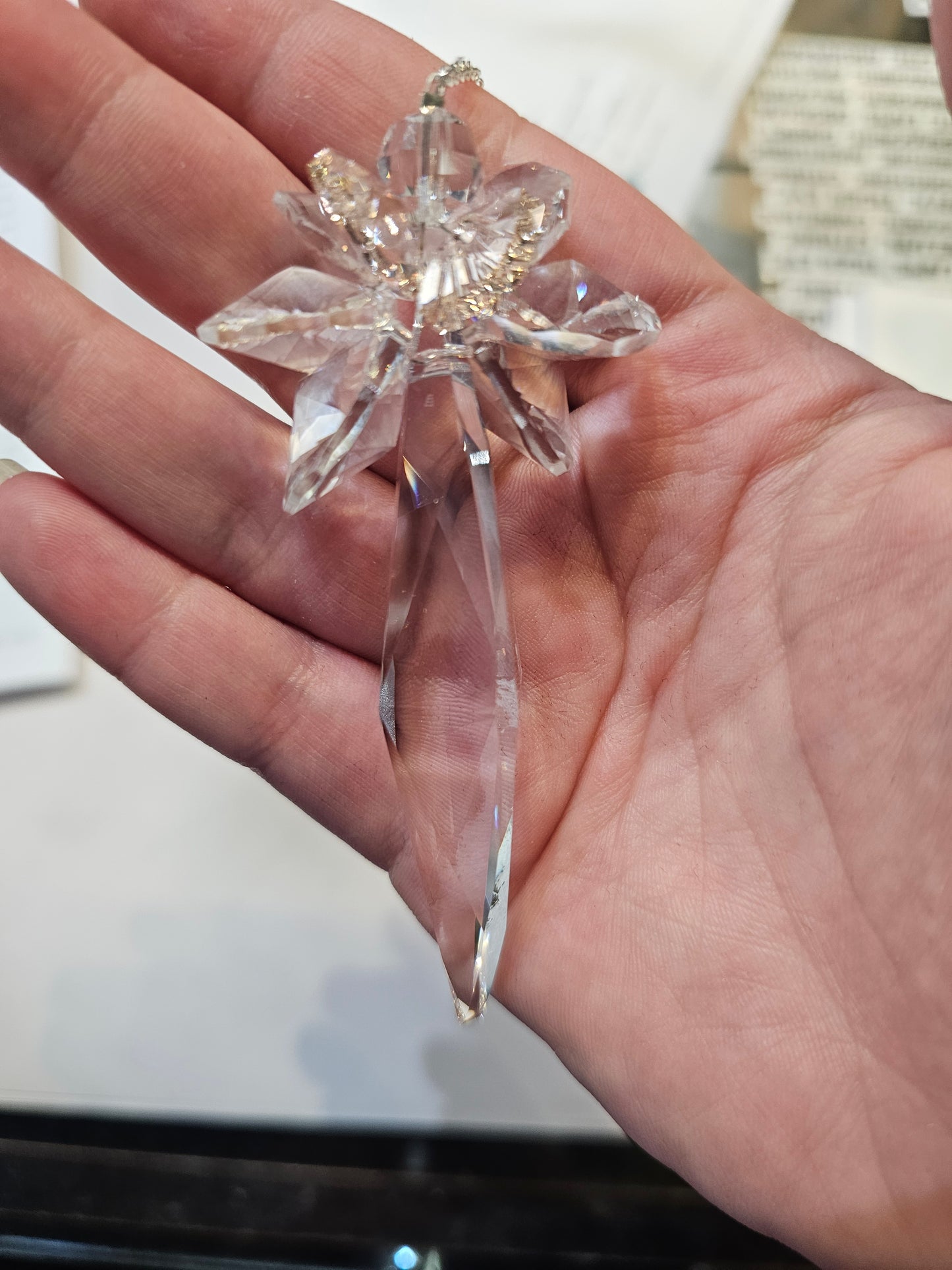 Clarus Crystal Fairy Hanging Large Silk - Rivendell Shop