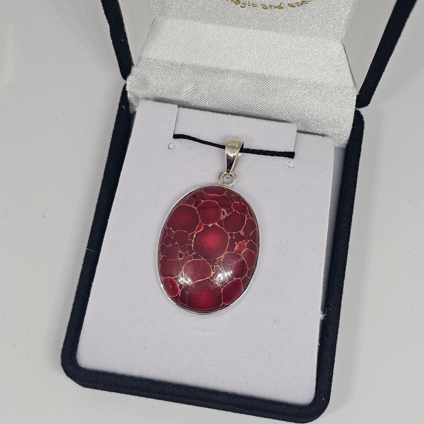 Copper Turquoise Sterling Silver Pendant - Rivendell Shop