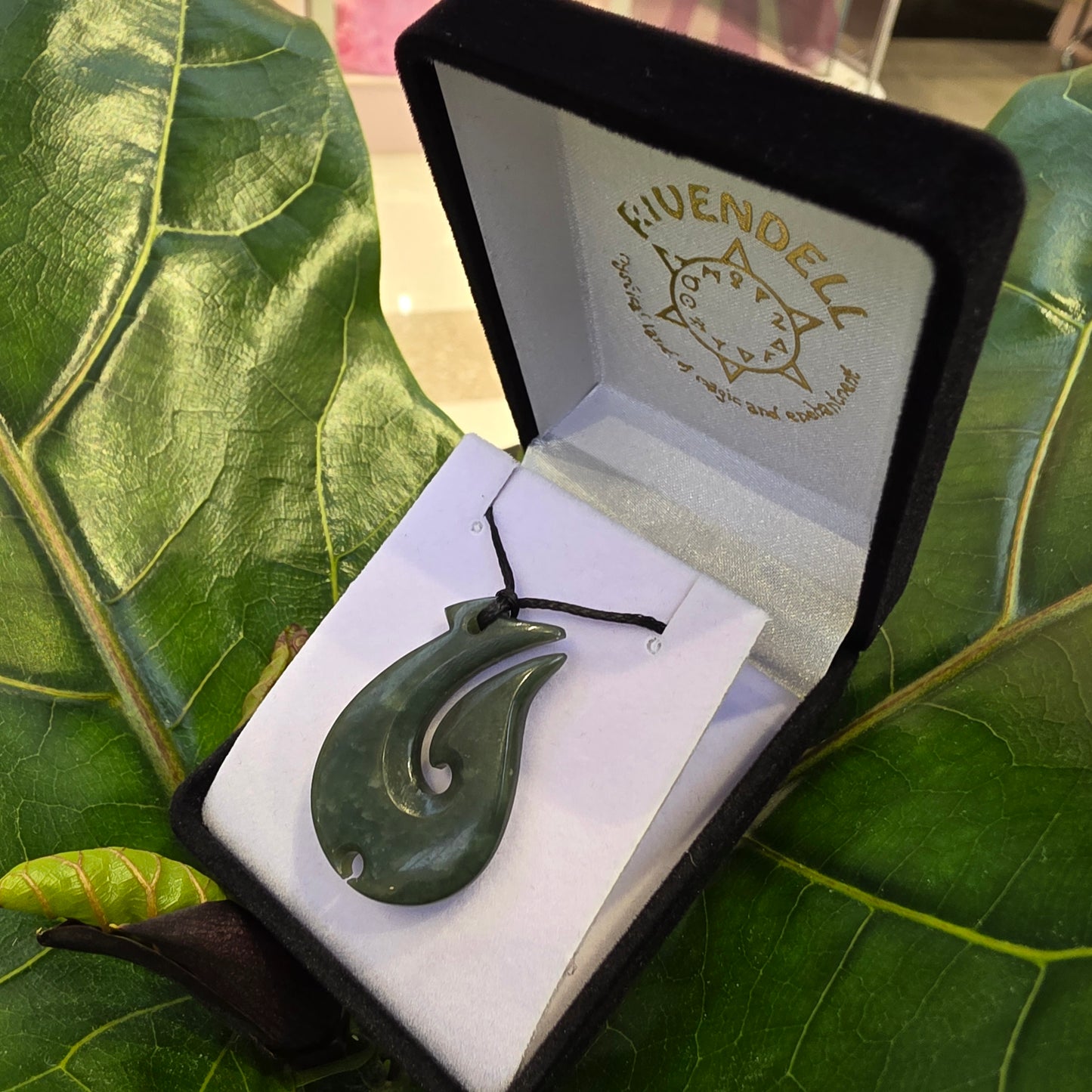 Hei Matau (Hook) Greenstone Pendant - Rivendell Shop