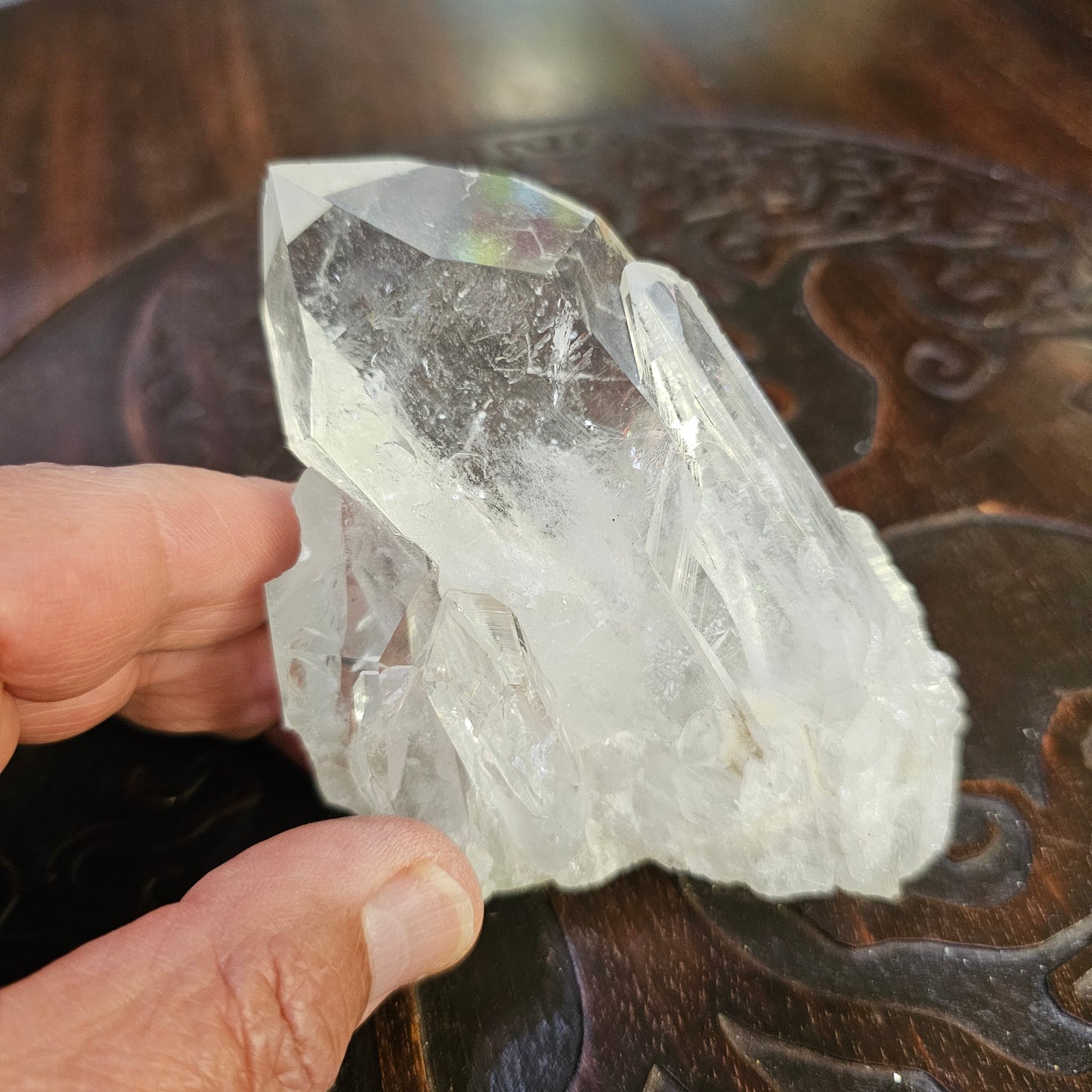 Clear quartz cluster - Rivendell Shop