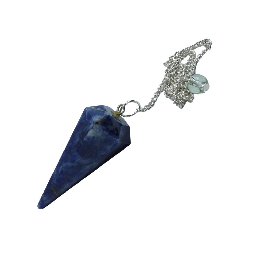 Sodalite 6 Facet Pendulum - Rivendell Shop