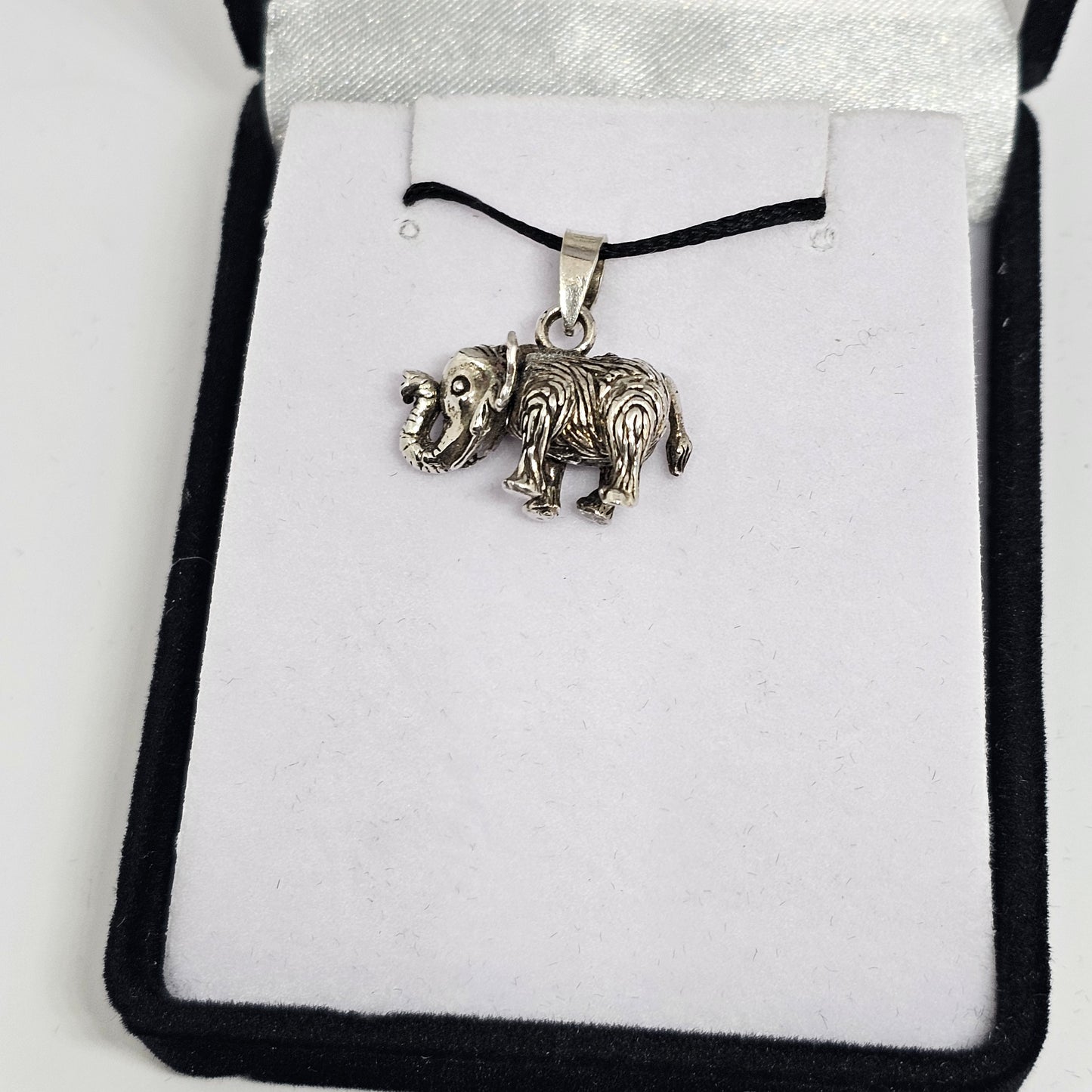 Sterling Silver Elephant Pendant - Rivendell Shop