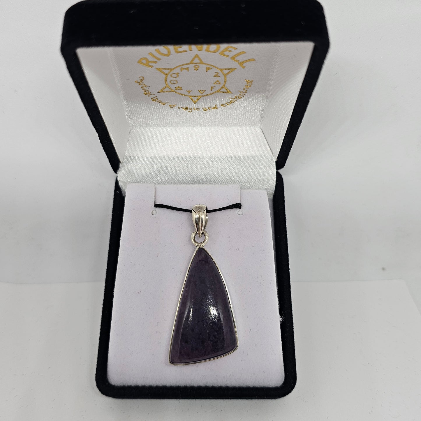 Charoite Sterling Silver Pendant - Rivendell Shop