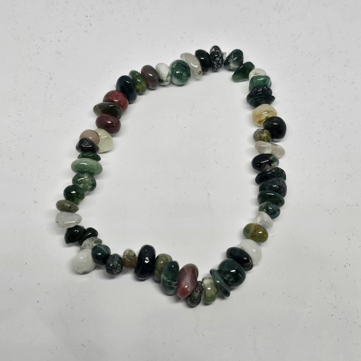 Bloodstone Chip Bracelet - Rivendell Shop