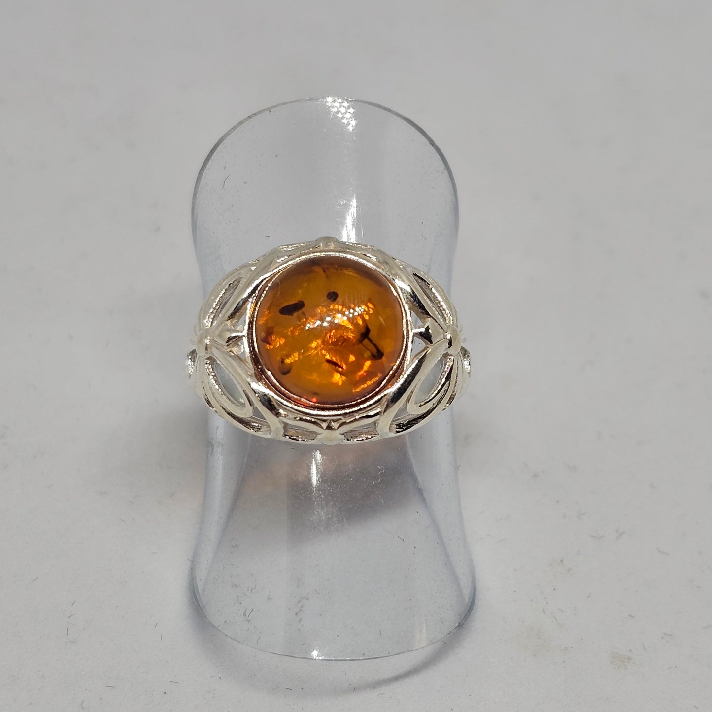 Amber Bow Ring - Rivendell Shop