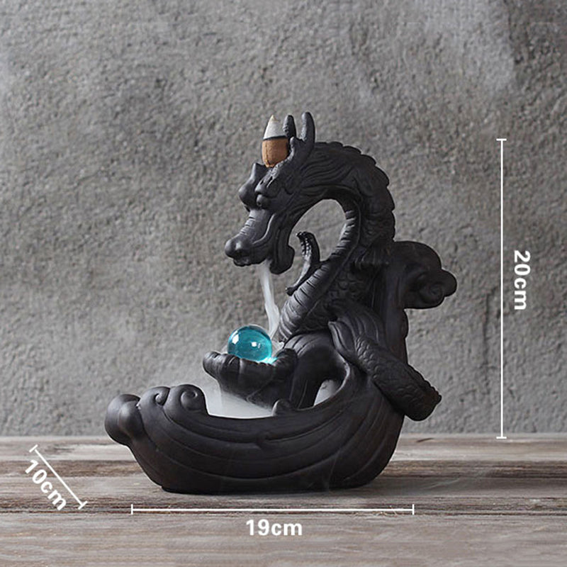 Dragon Backflow Incense Burner - Rivendell Shop