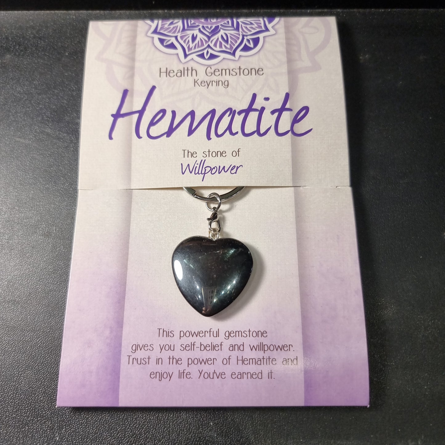 Hematite keyring - Rivendell Shop