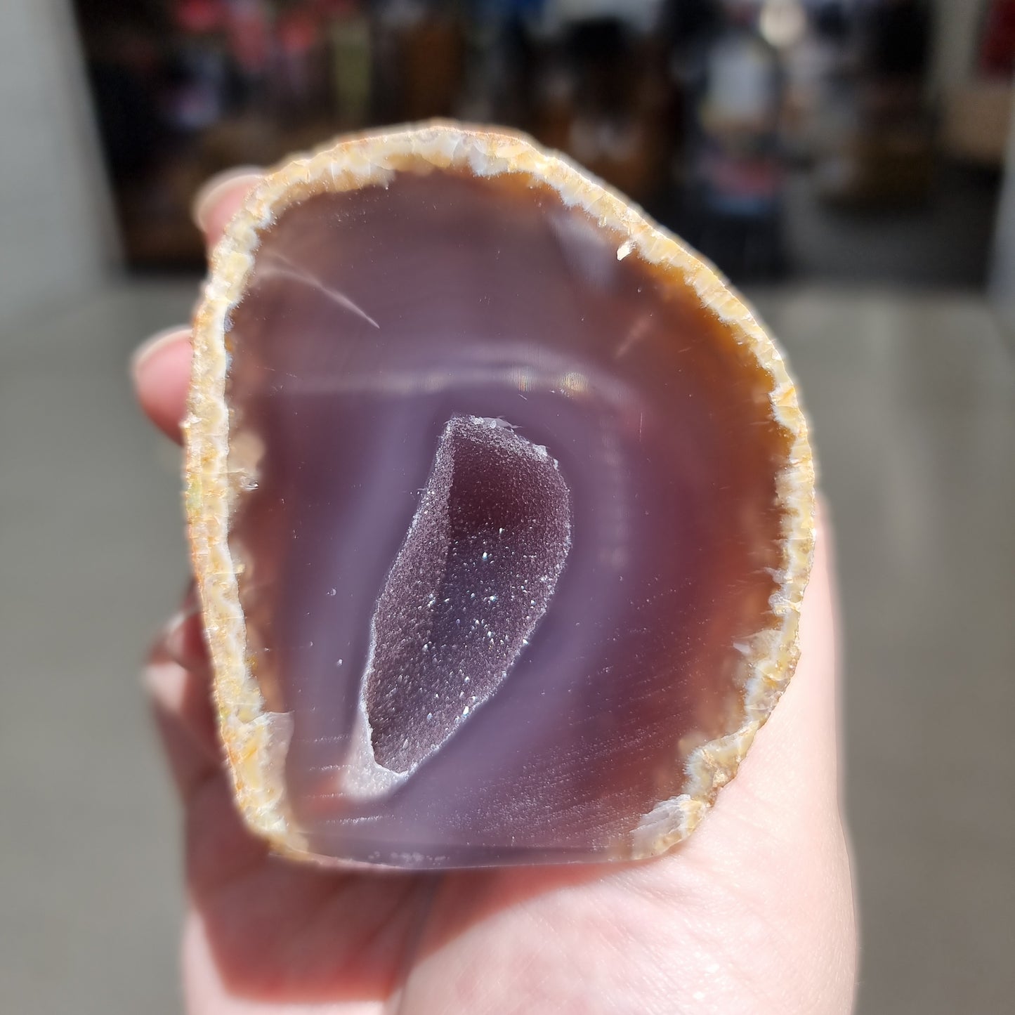 Natural brown agate - Rivendell Shop