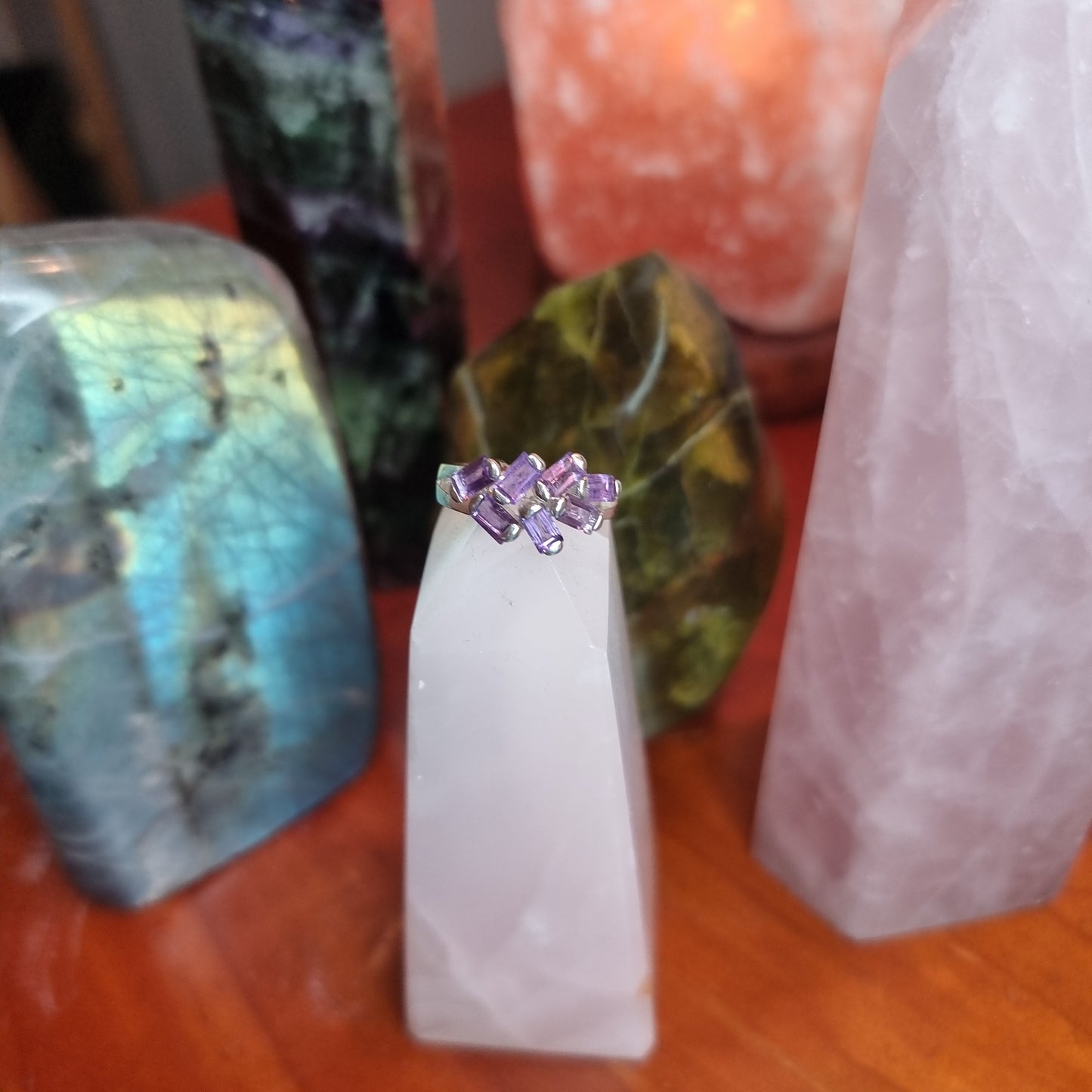 Amethyst rings - Rivendell Shop