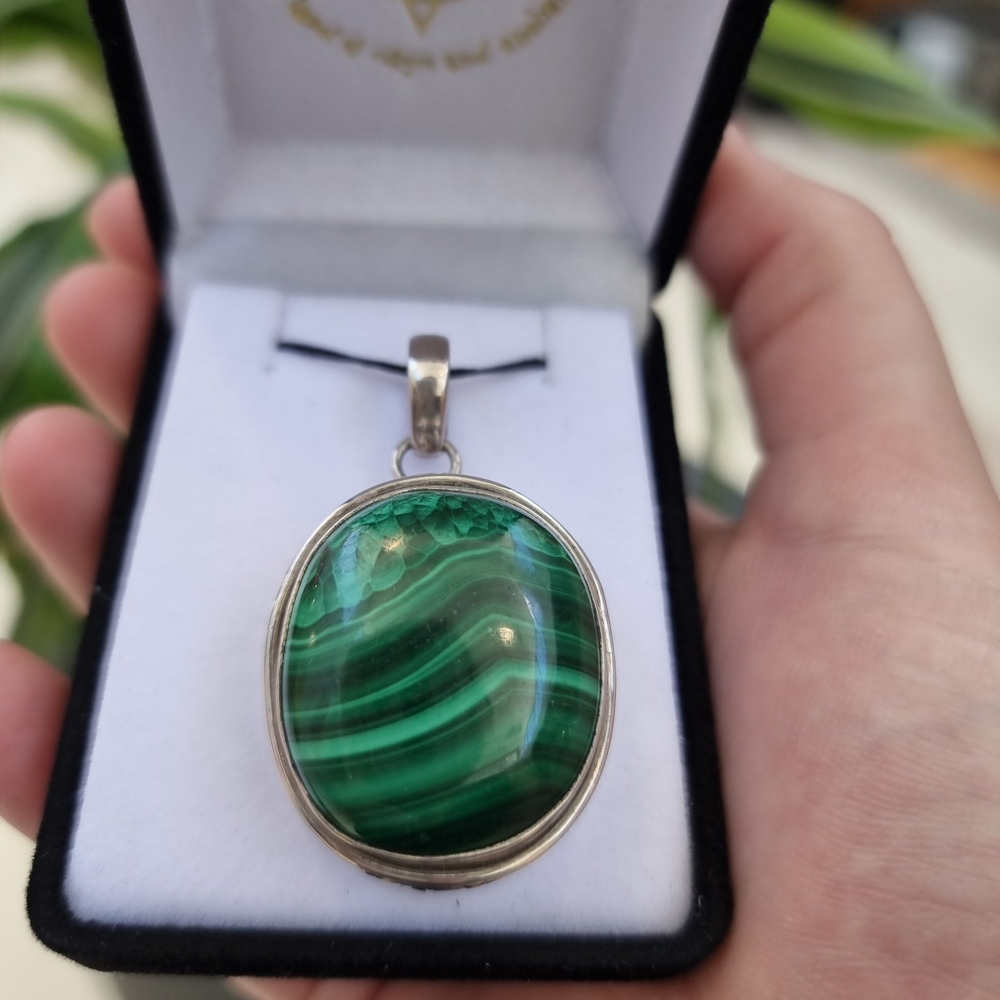 Malachite pendant - Rivendell Shop