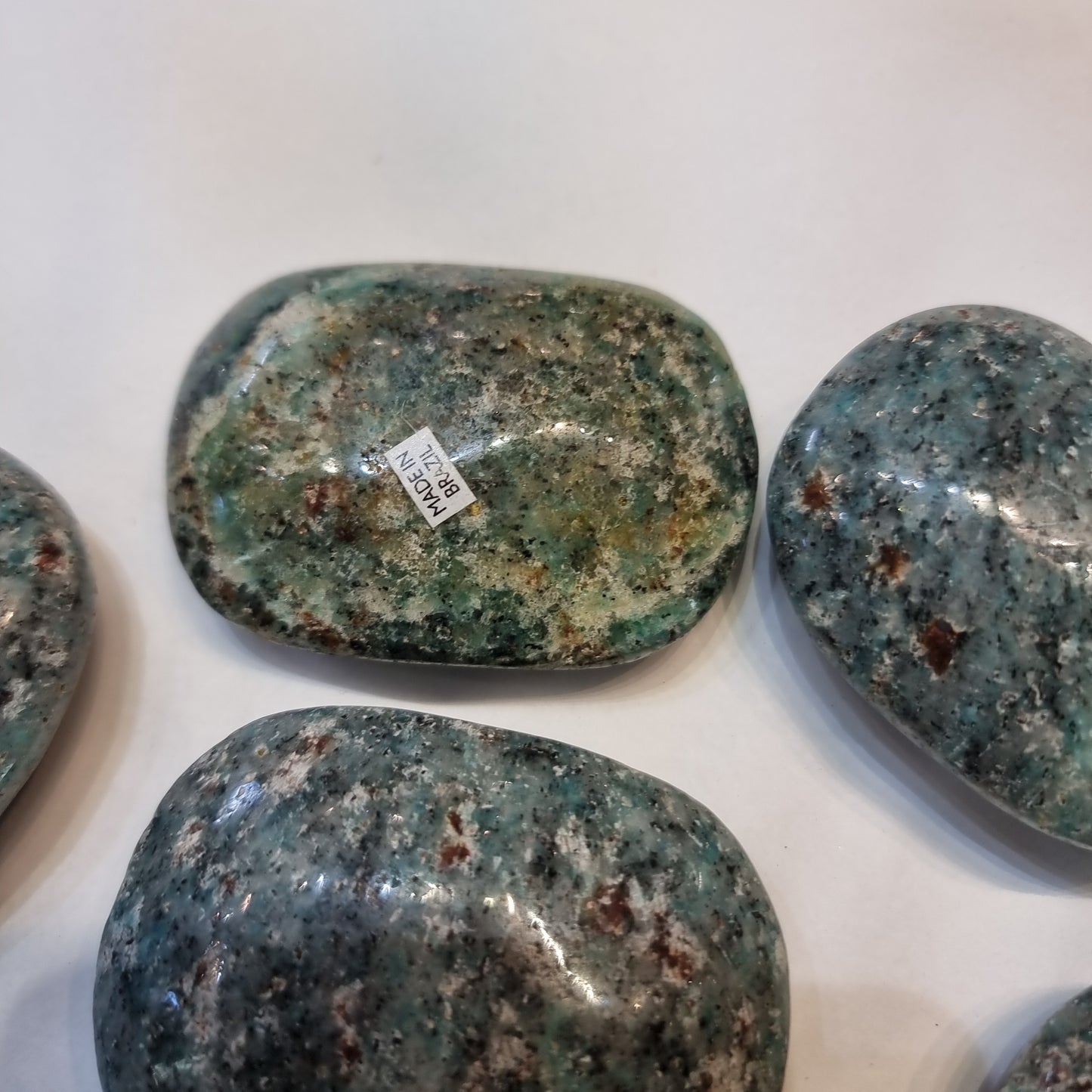 Amazonite palm stone - Rivendell Shop