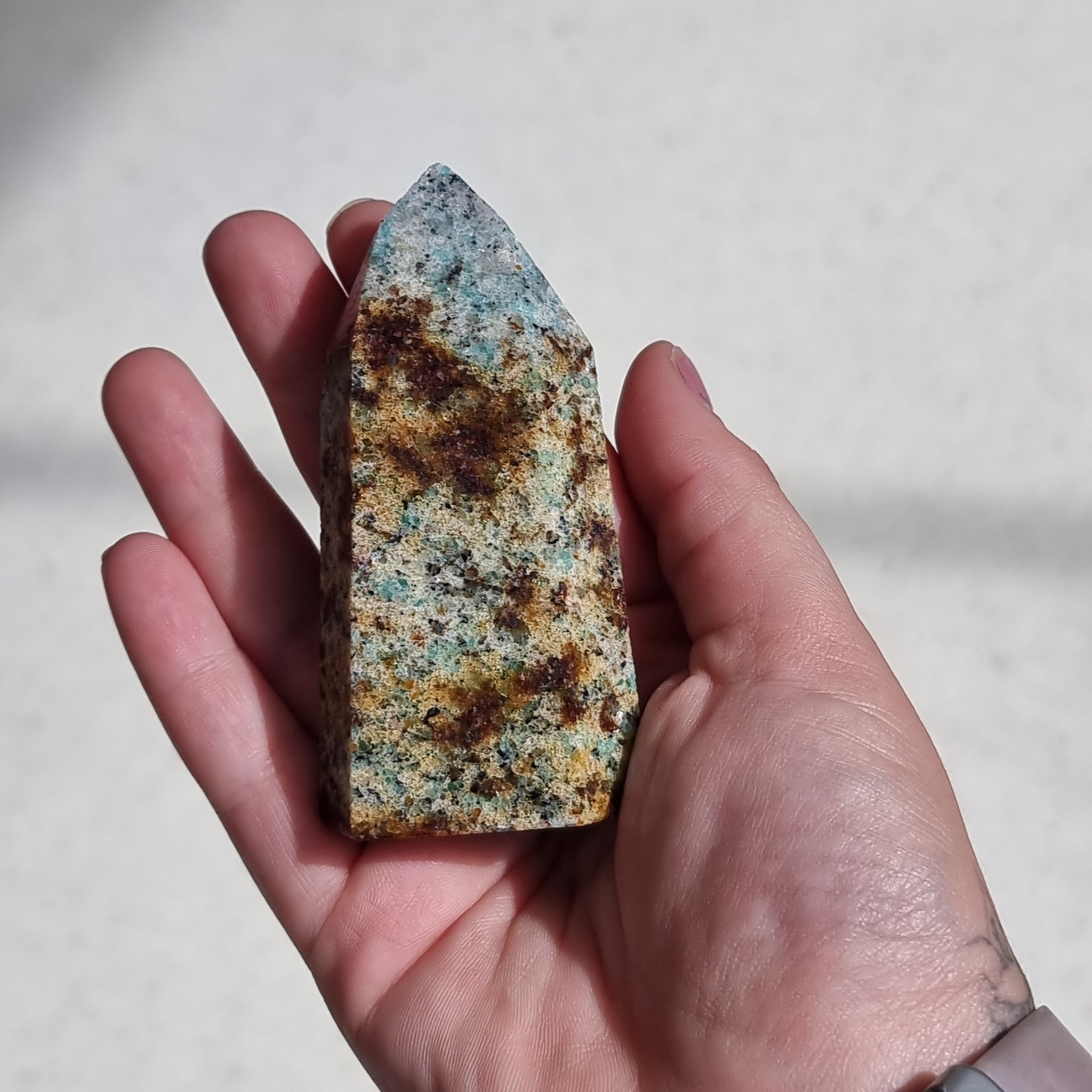 Amazonite point - Rivendell Shop