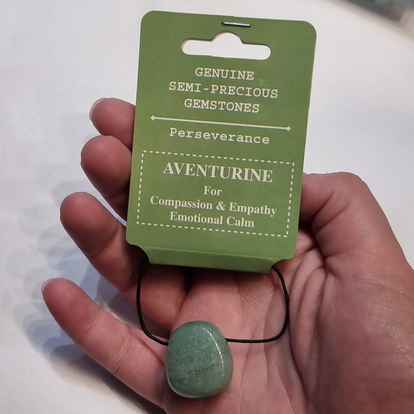 Green aventurine pendant - Rivendell Shop