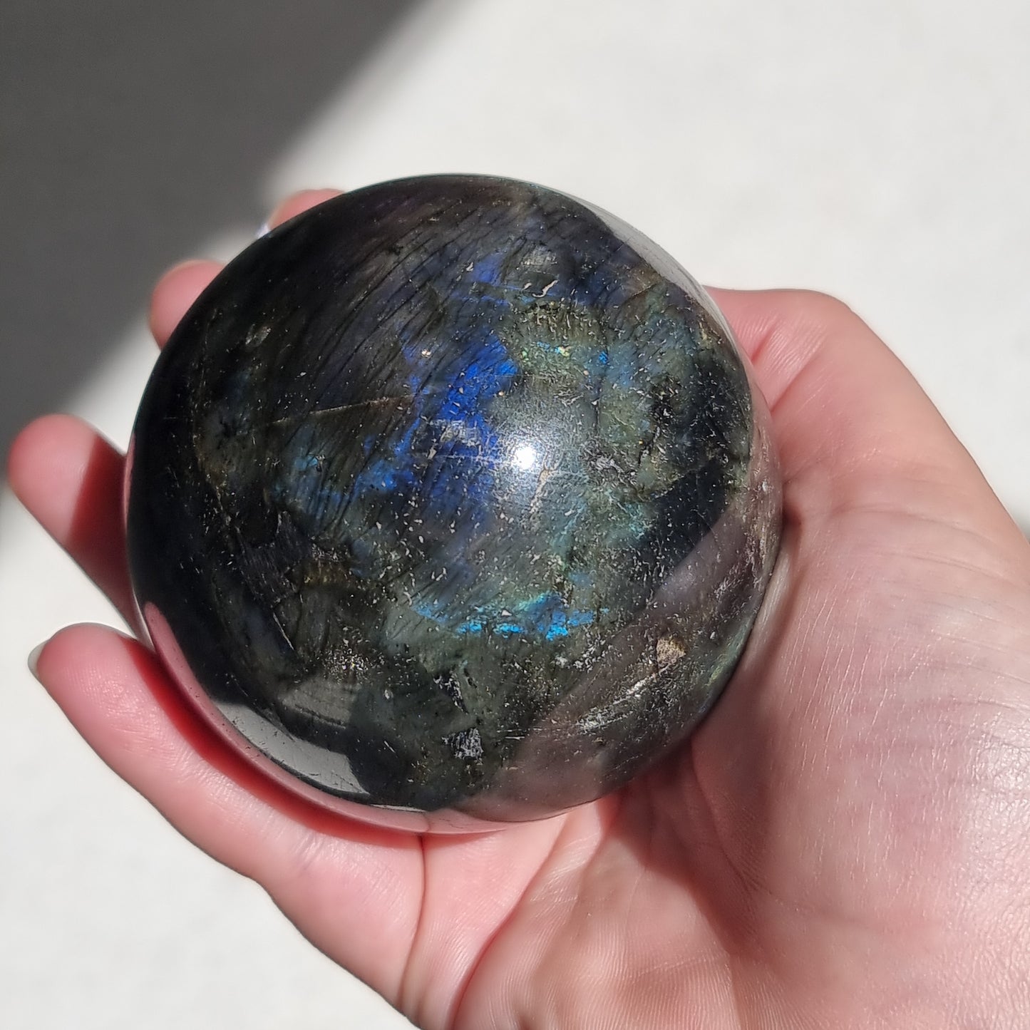 Labradorite sphere - Rivendell Shop
