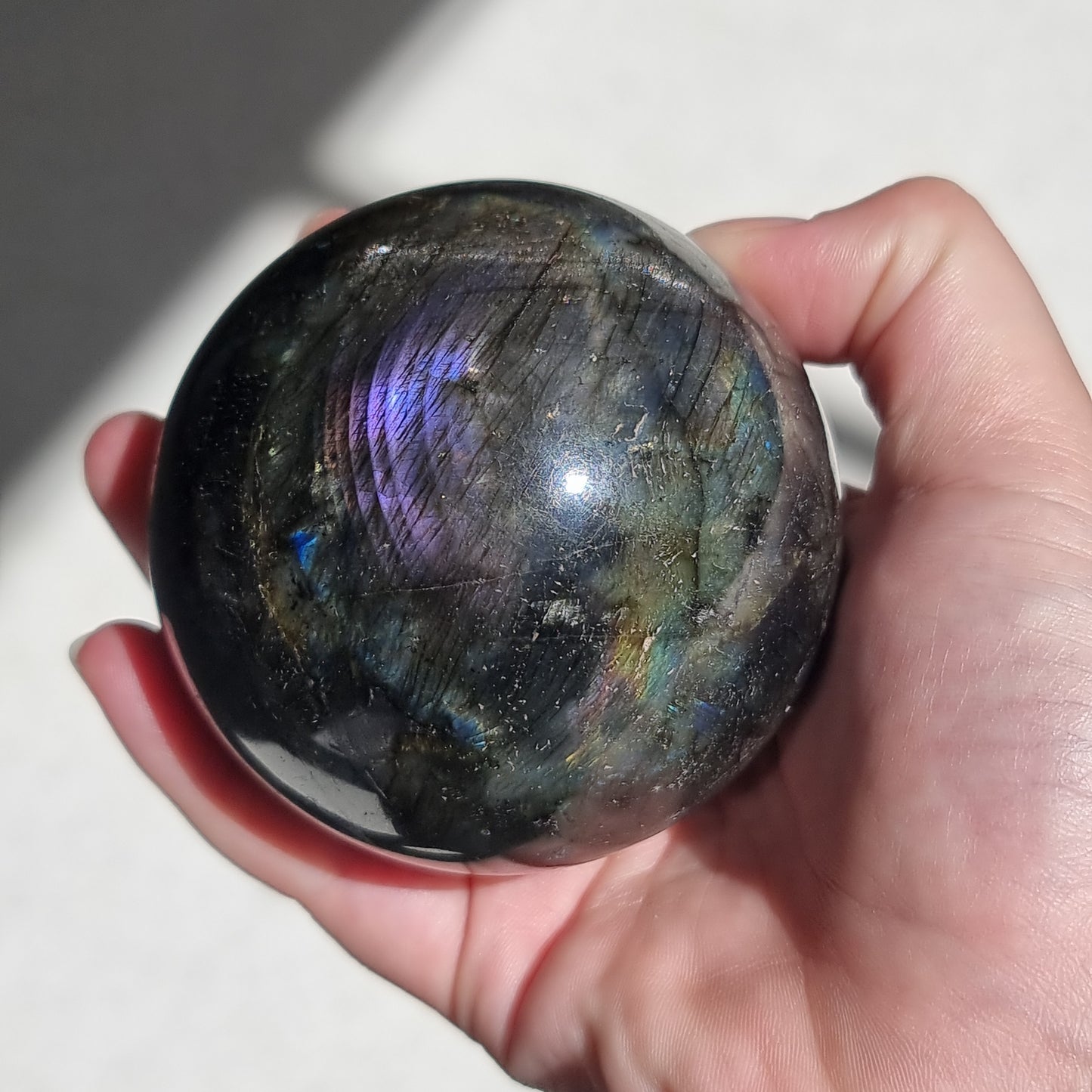 Labradorite sphere - Rivendell Shop