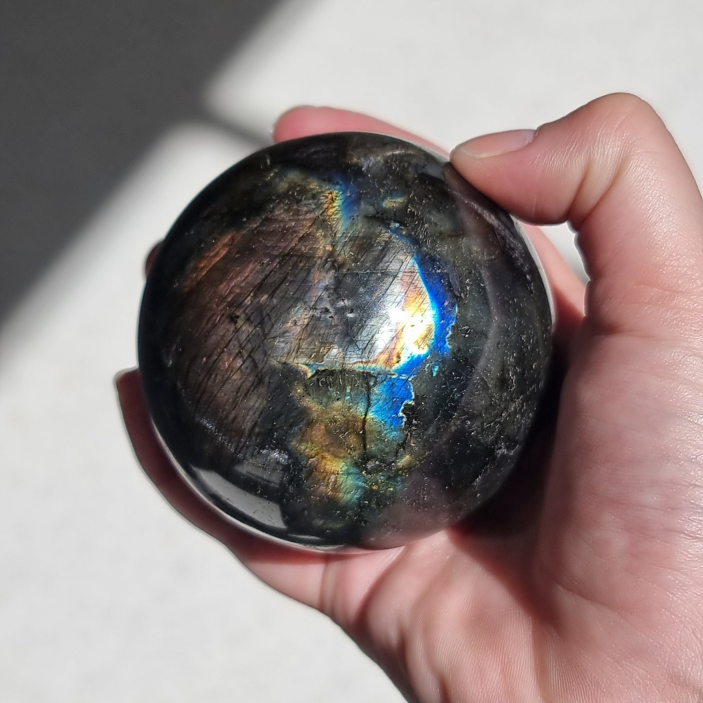 Labradorite sphere - Rivendell Shop