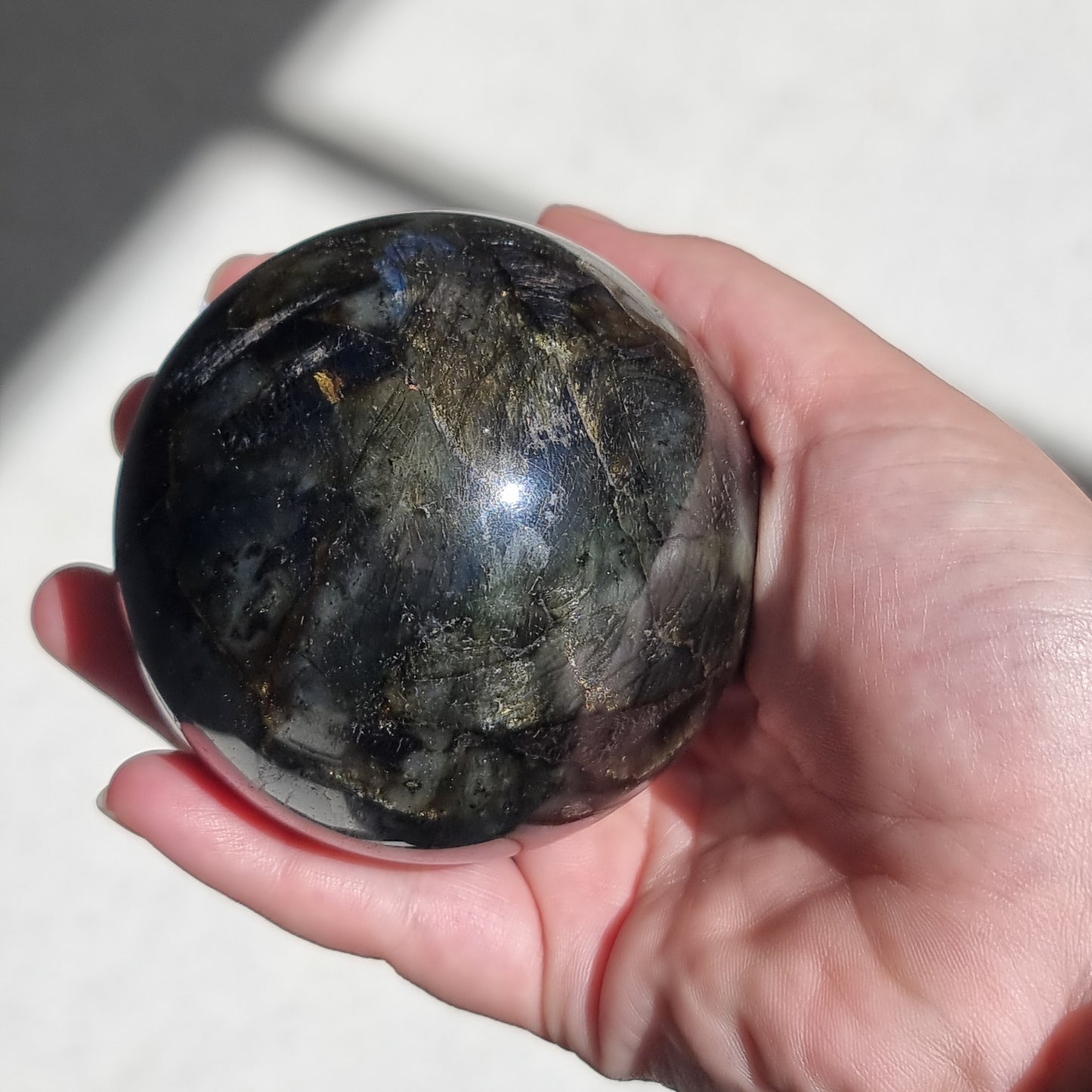 Labradorite sphere - Rivendell Shop