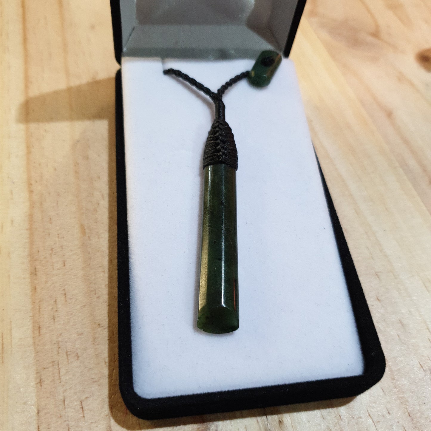 Long Greenstone Toki Pendant - Rivendell Shop