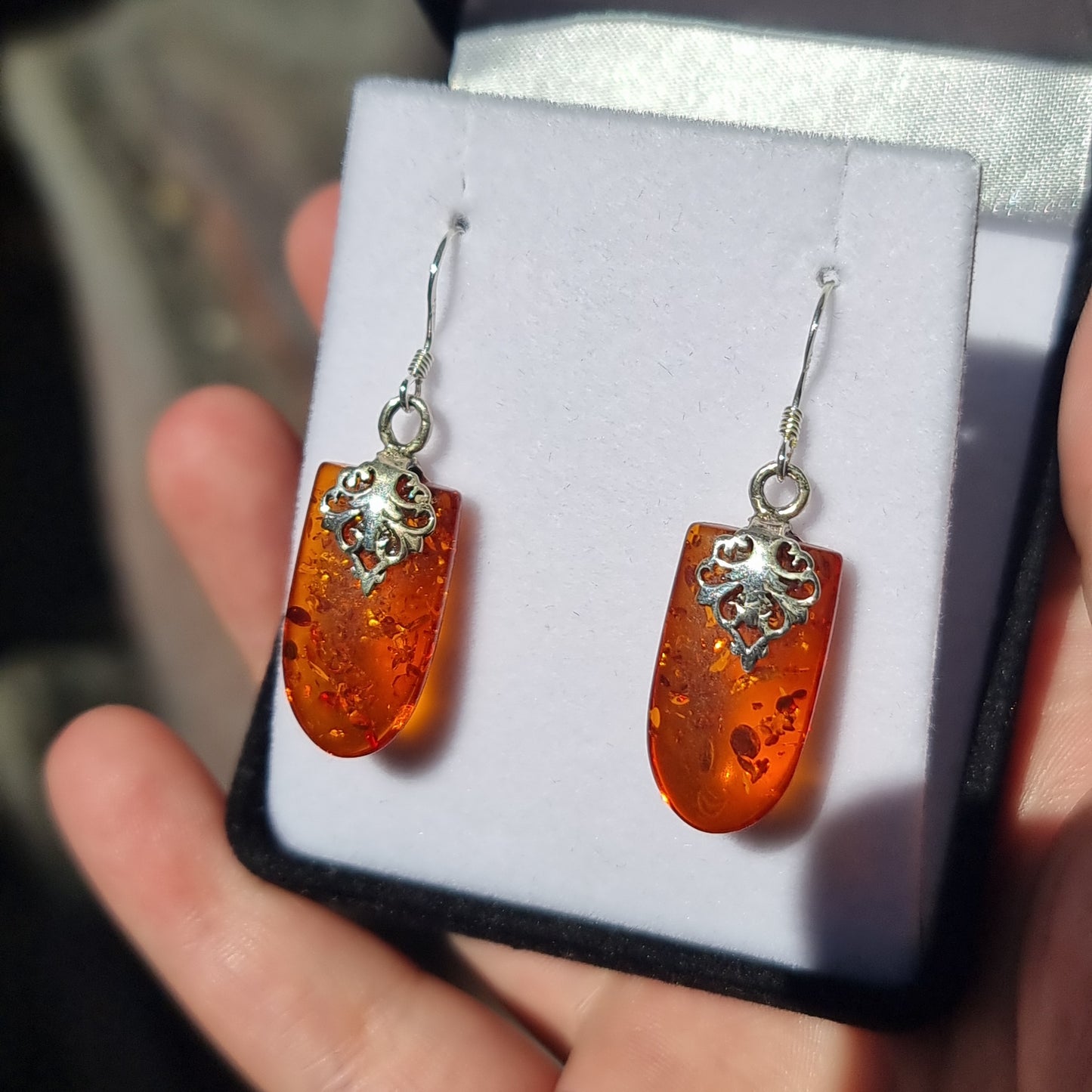 Amber earrings - Rivendell Shop