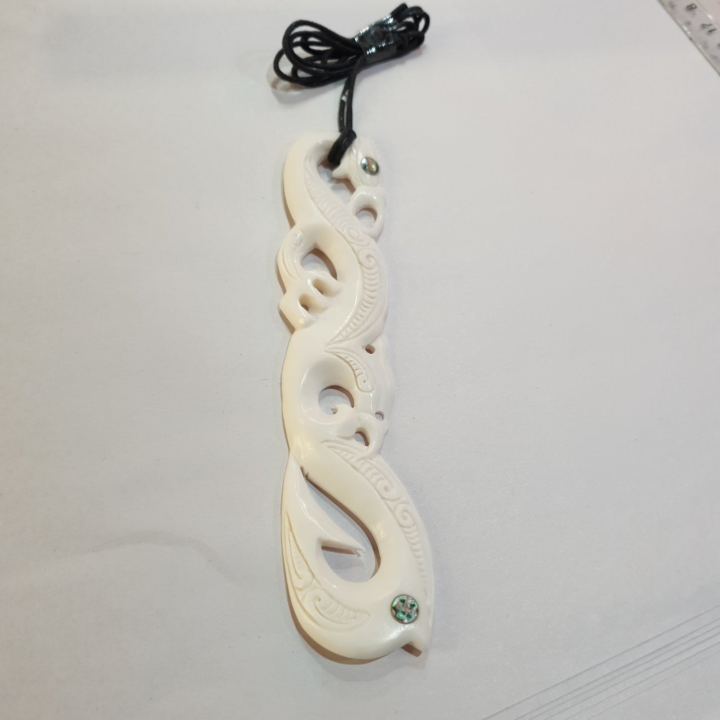 Handcarved Bone Pendant large - Rivendell Shop