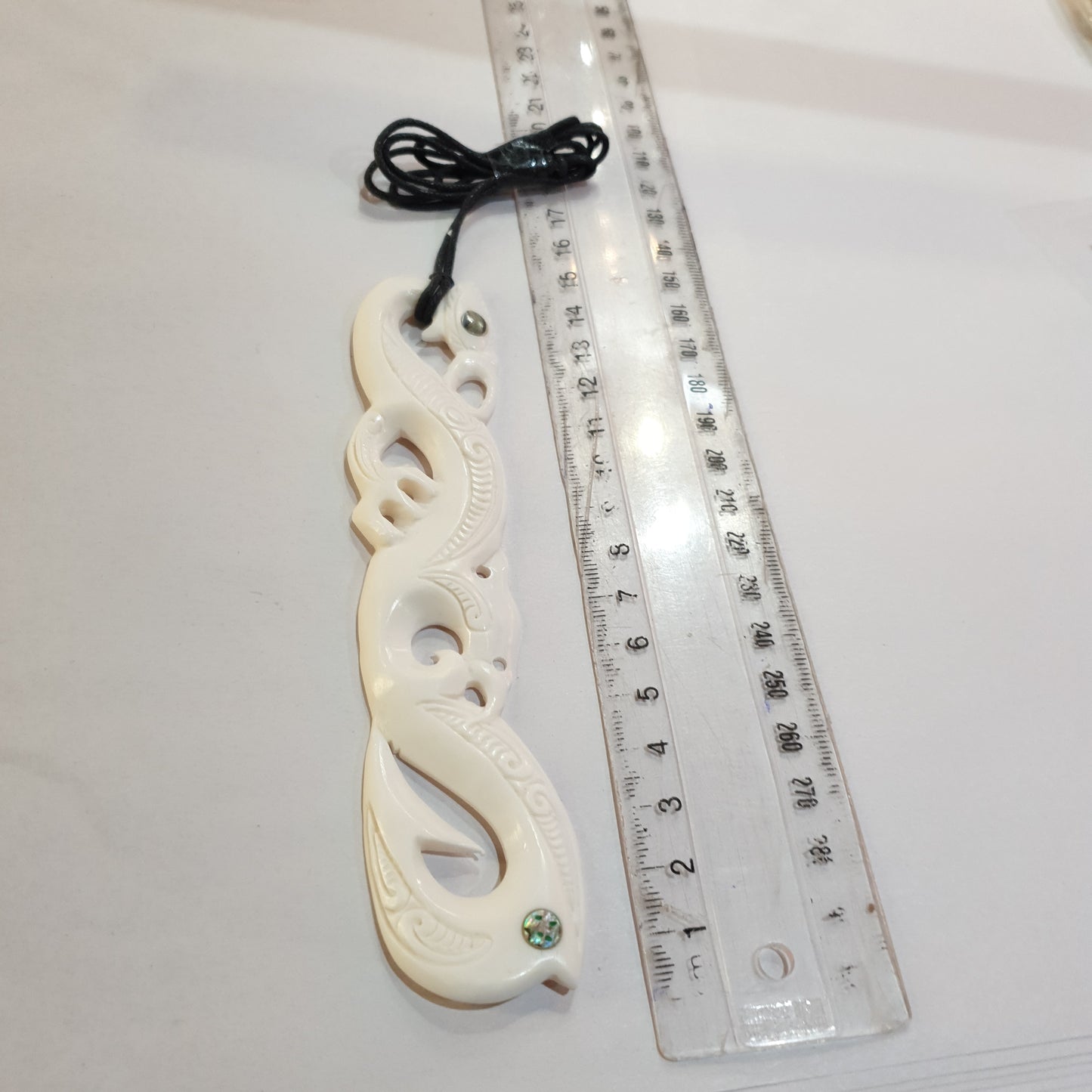 Handcarved Bone Pendant large - Rivendell Shop