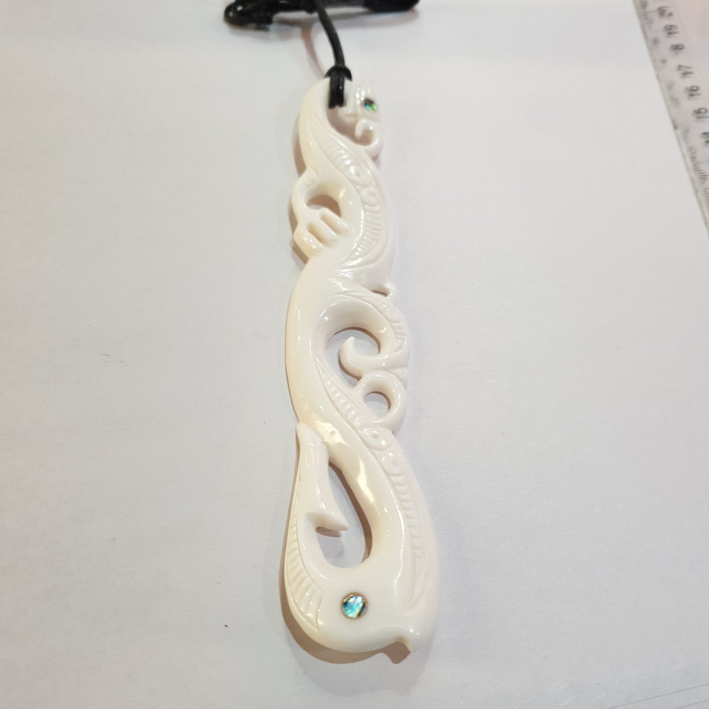 Handcarved Bone Pendant large - Rivendell Shop