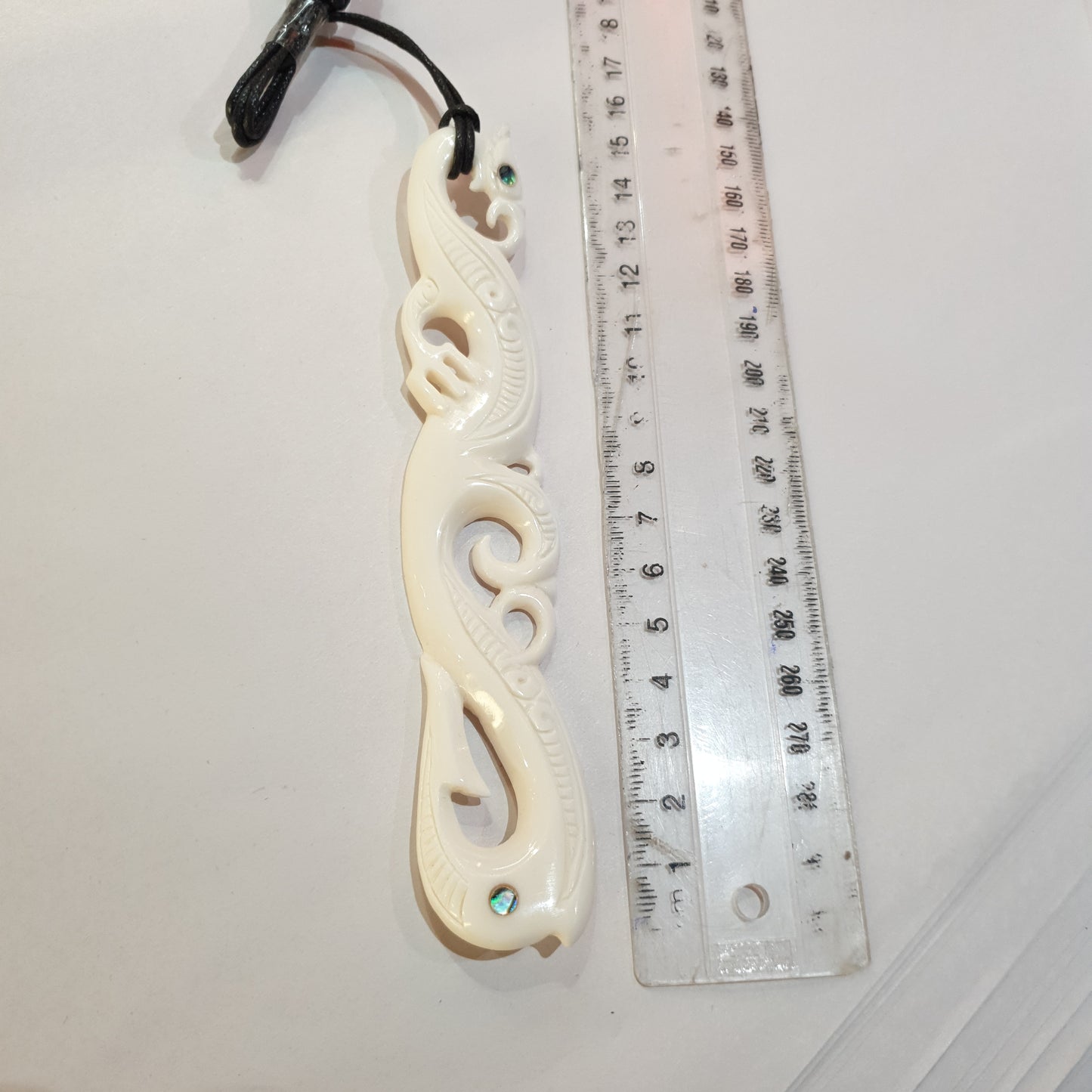 Handcarved Bone Pendant large - Rivendell Shop