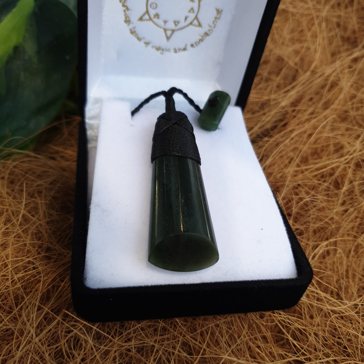 Greenstone Toki Pendant 45x15mm - Rivendell Shop