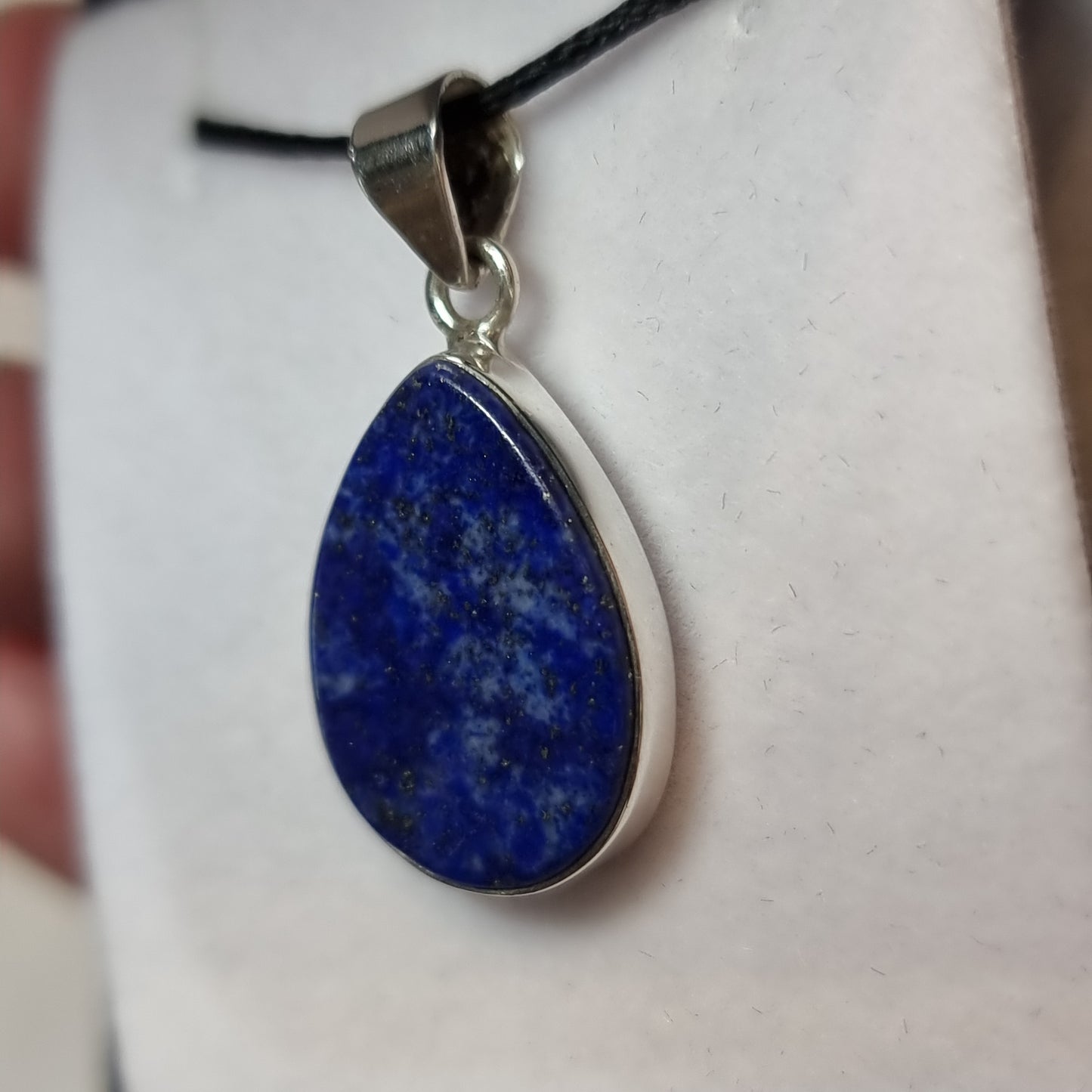 Lapis lazuli sterling silver pendant - Rivendell Shop