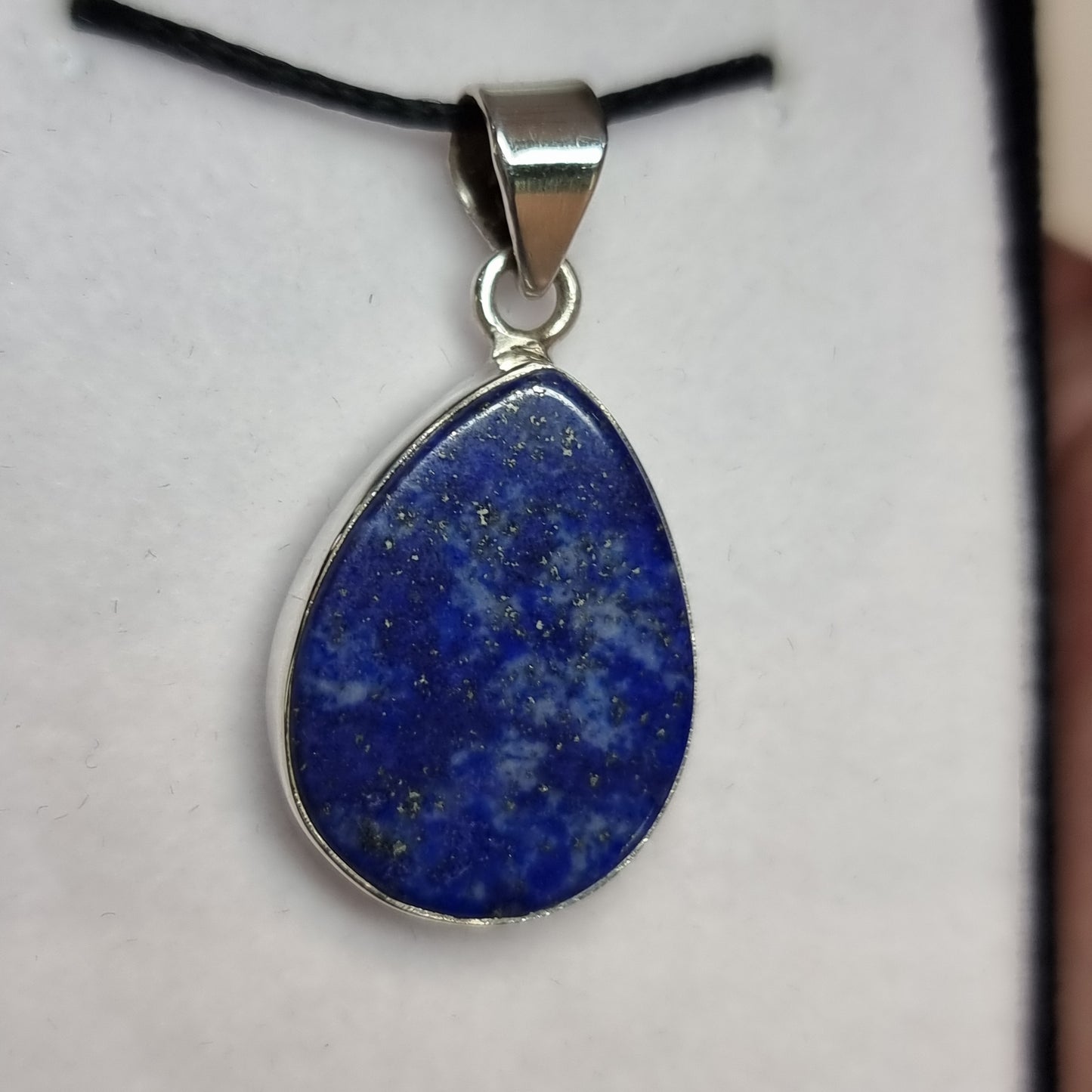 Lapis lazuli sterling silver pendant - Rivendell Shop