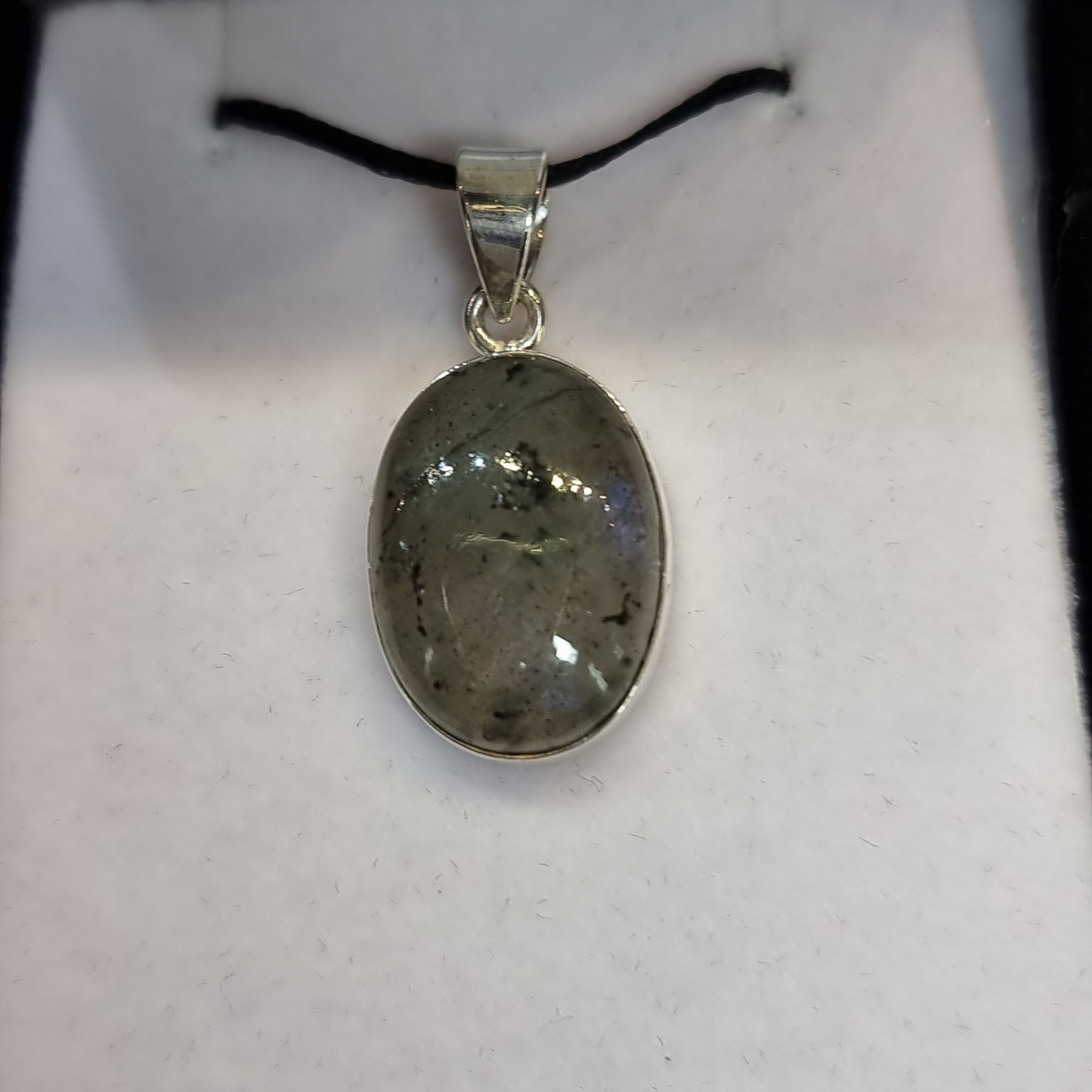 Labradorite sterling silver pendant - Rivendell Shop