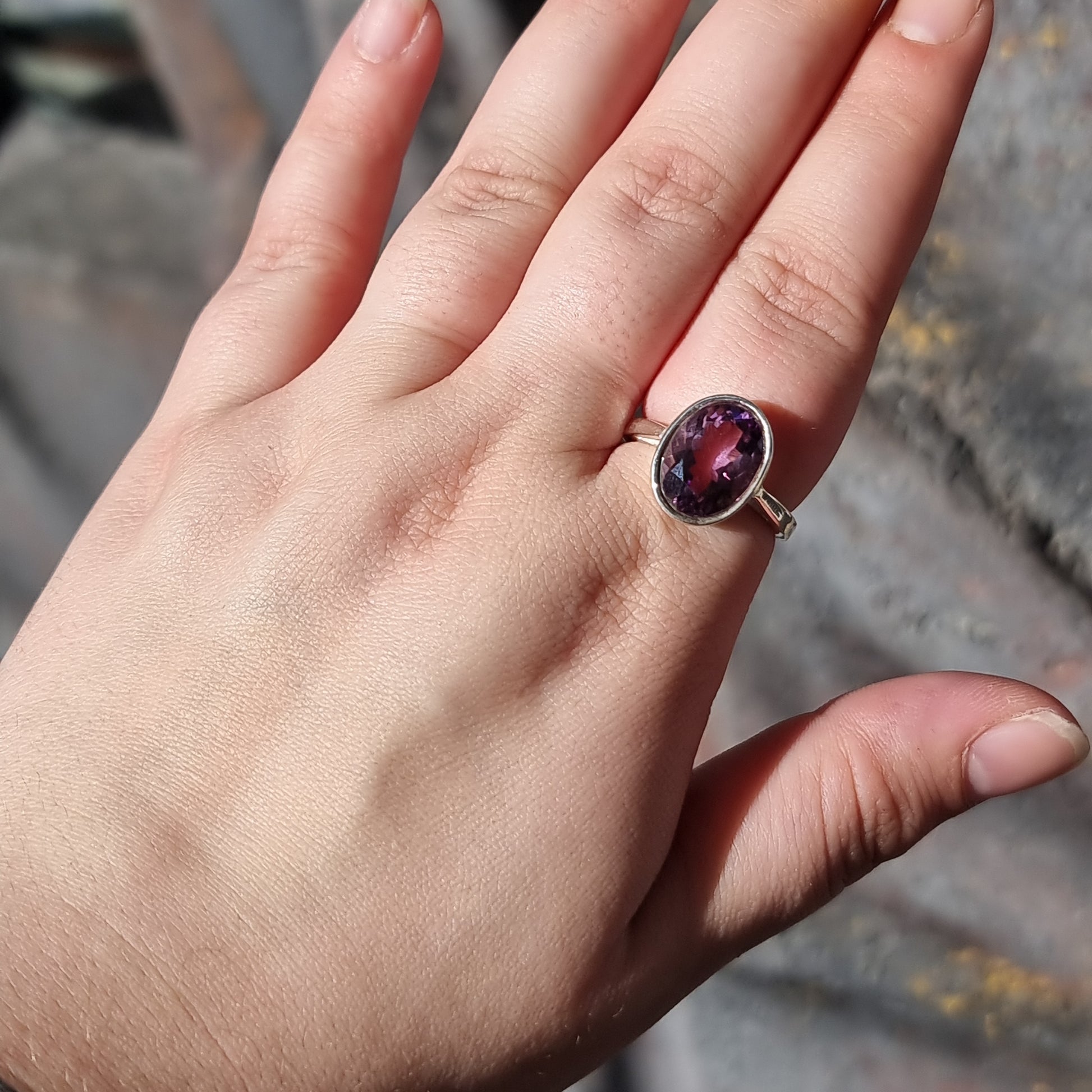 Amethyst ring - Rivendell Shop
