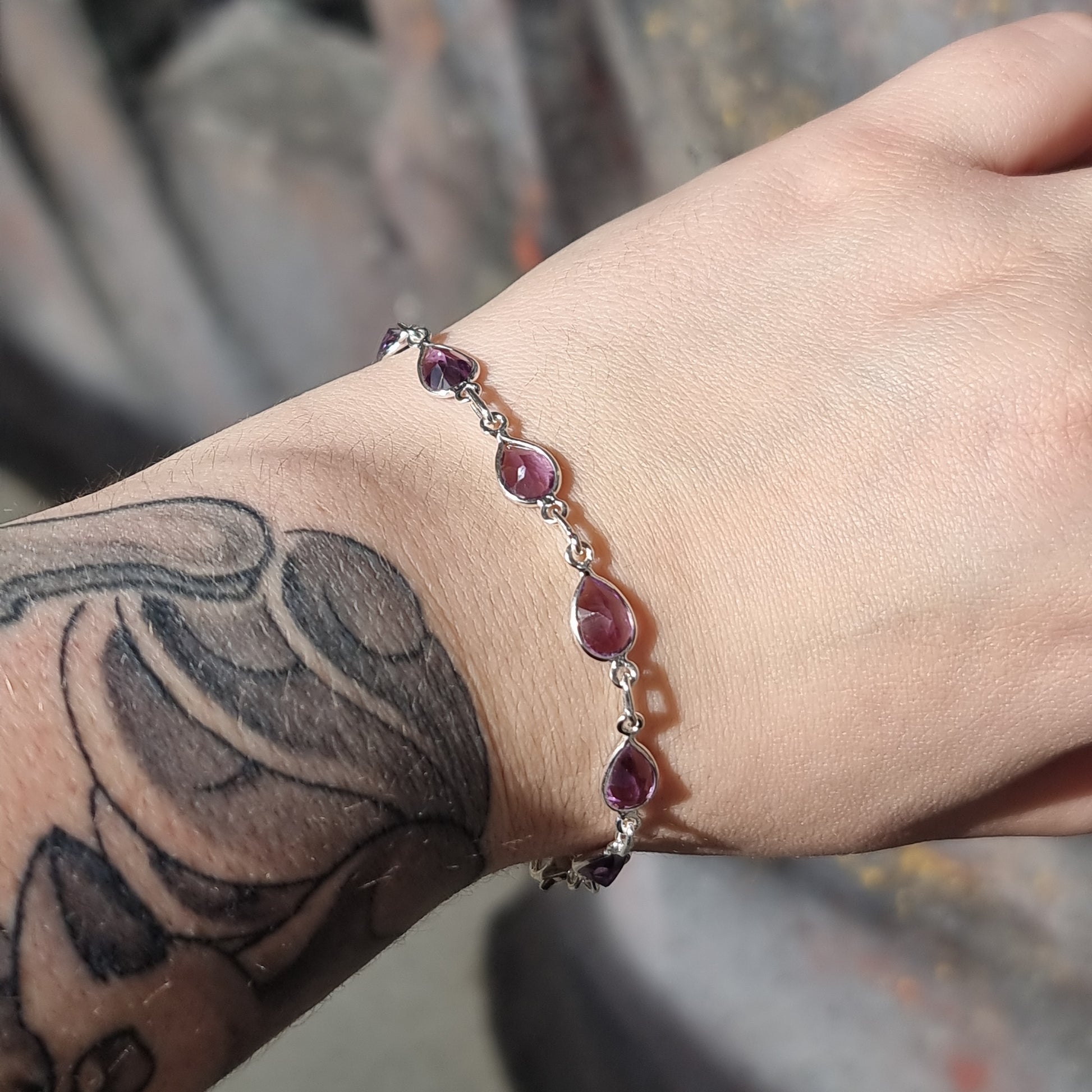 Amethyst bracelet - Rivendell Shop