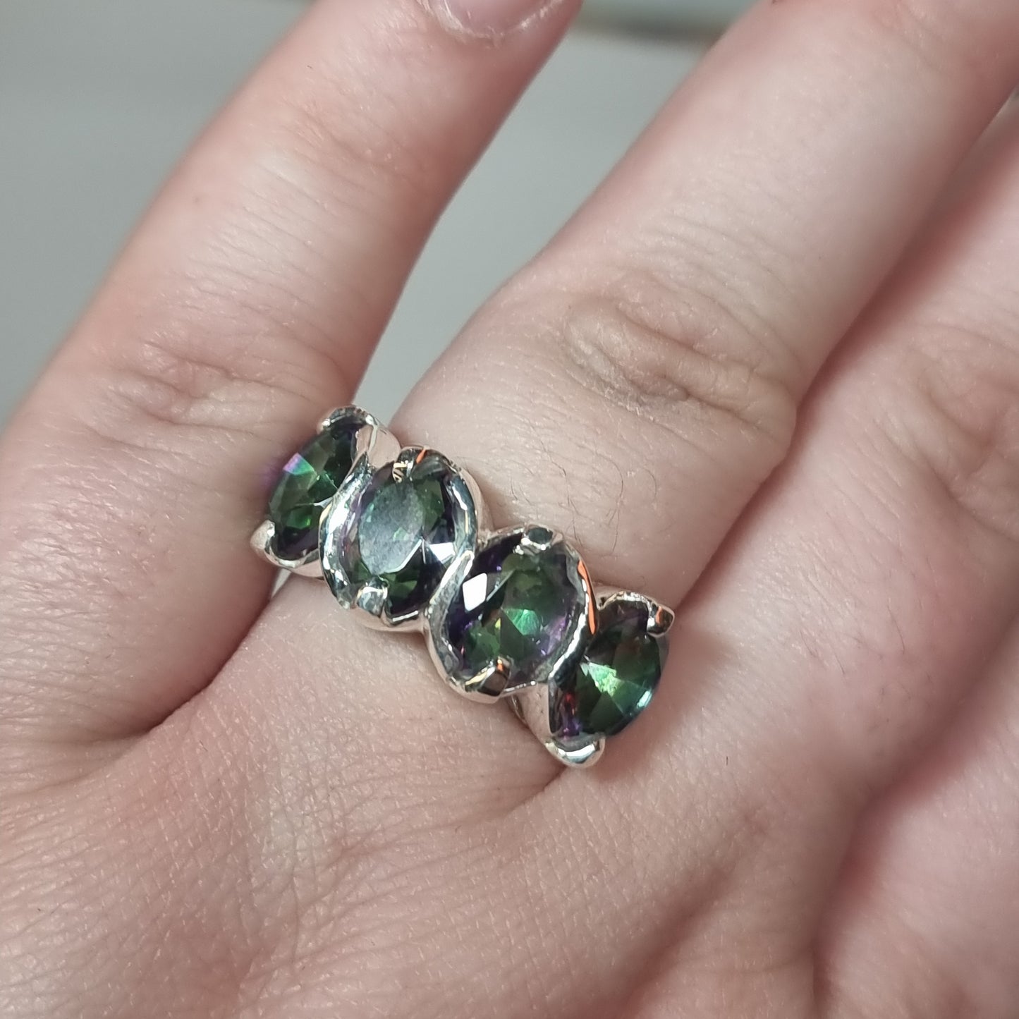 Mystic topaz ring - Rivendell Shop